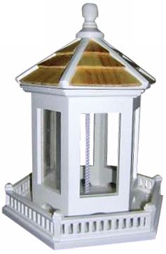 Hexagonal Gazebo Hanging Bird Feeder