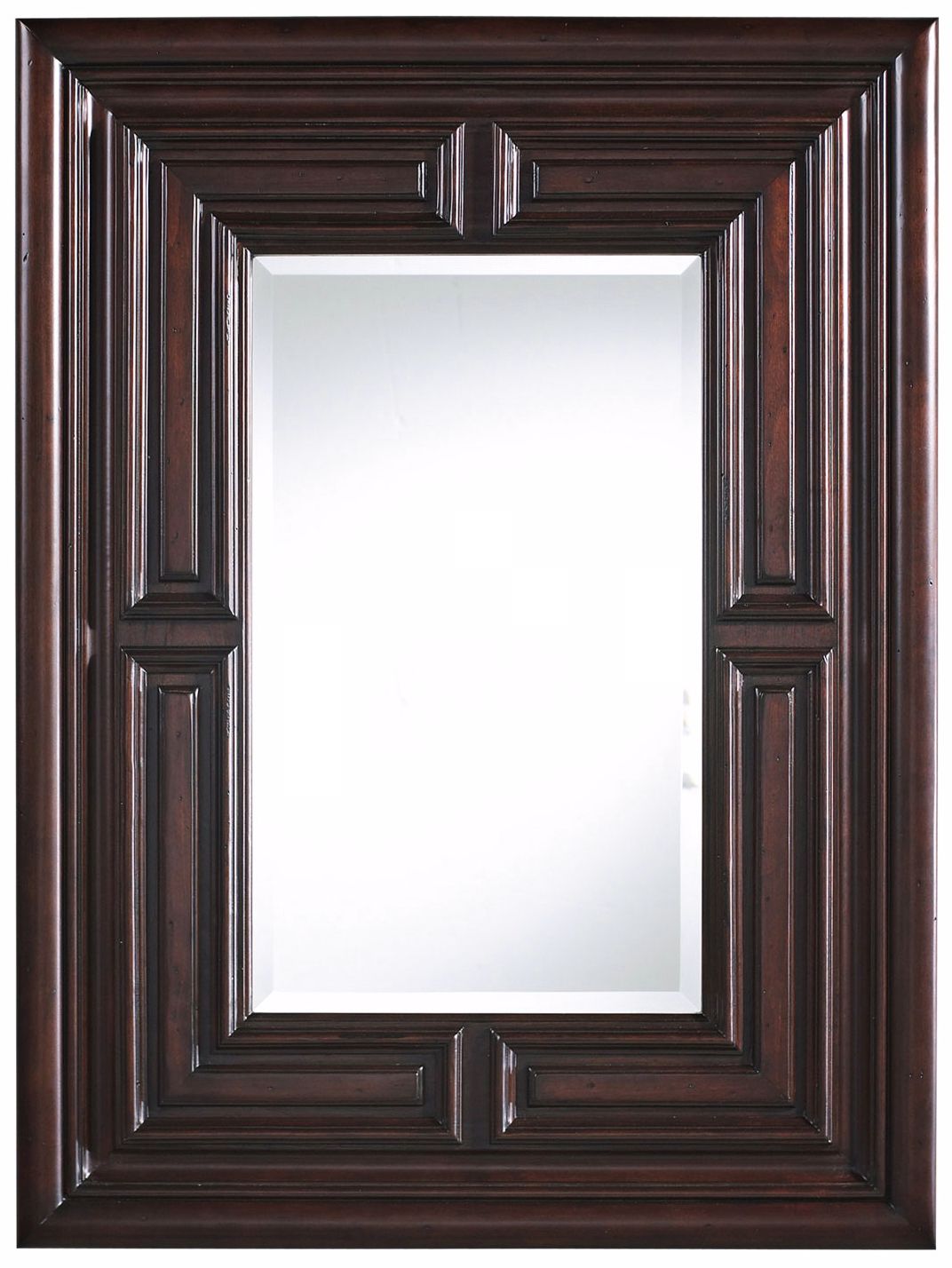 Old World II Finish Rectangular 40" High Wall Mirror