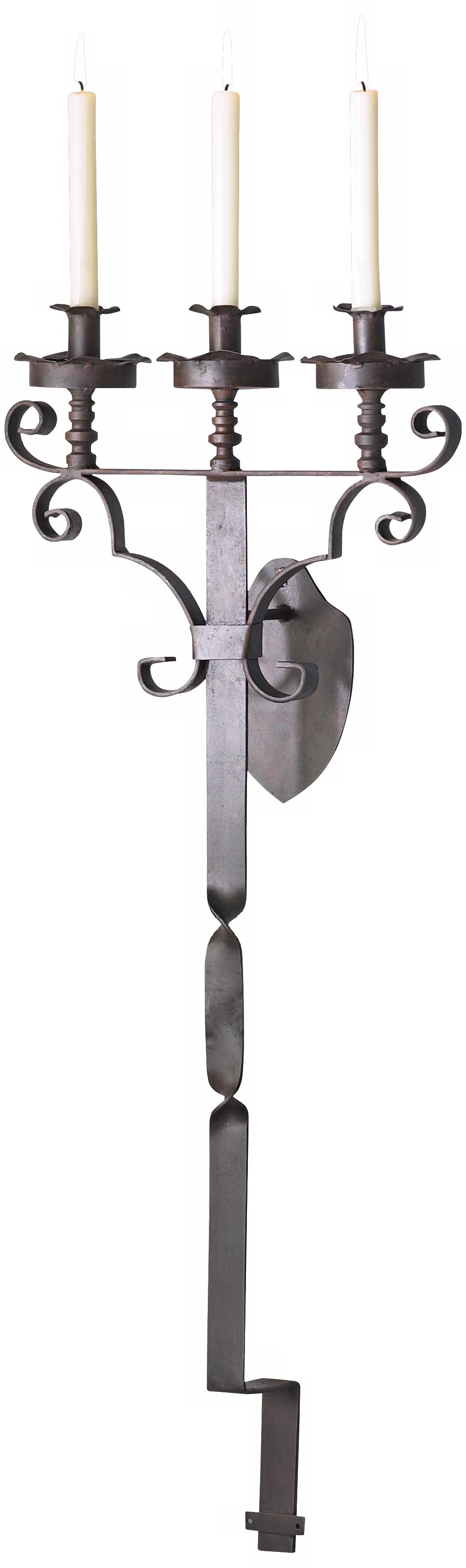 Gothic Wall 3 Candle Holder