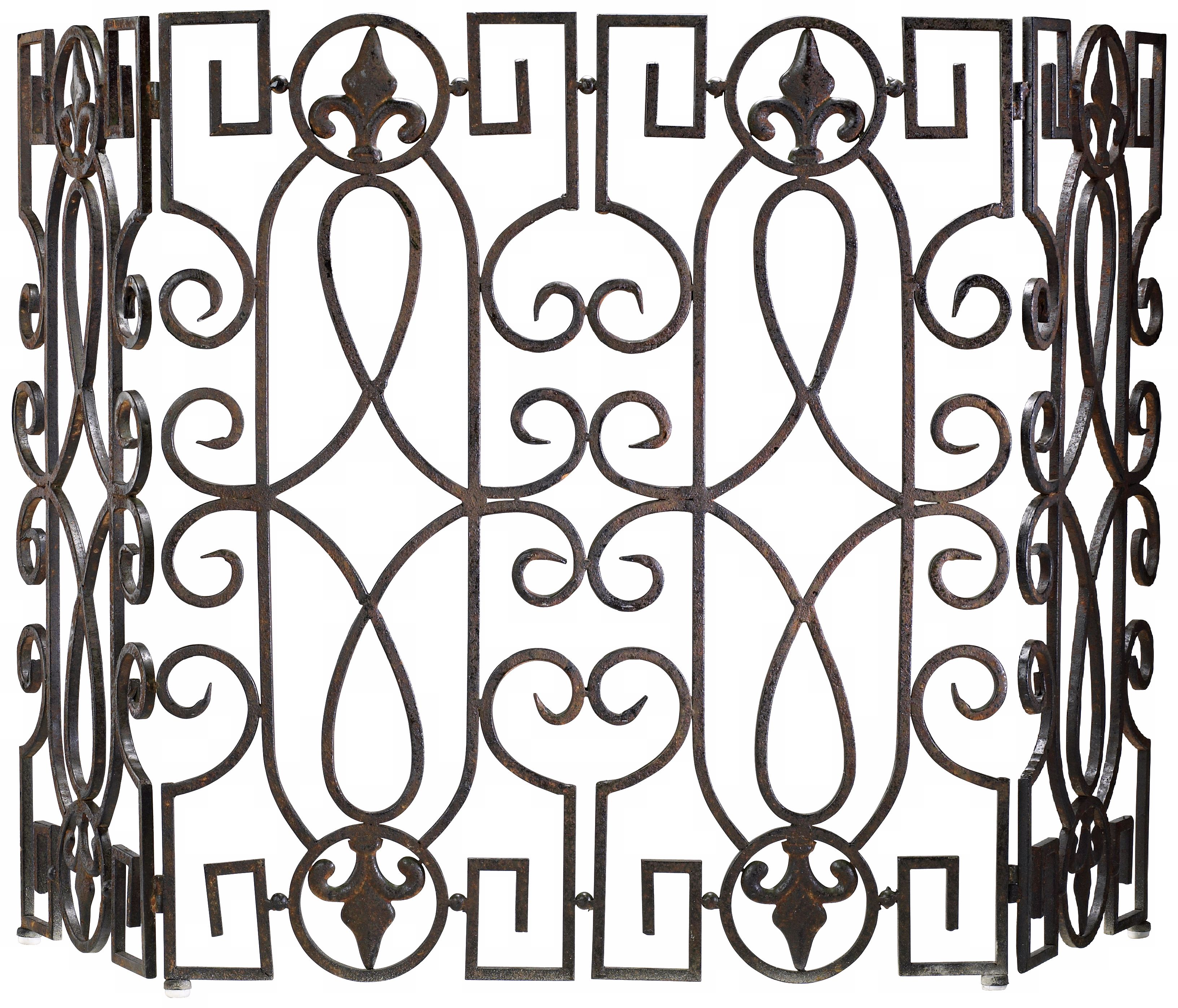 Wrought Iron Fire Screen