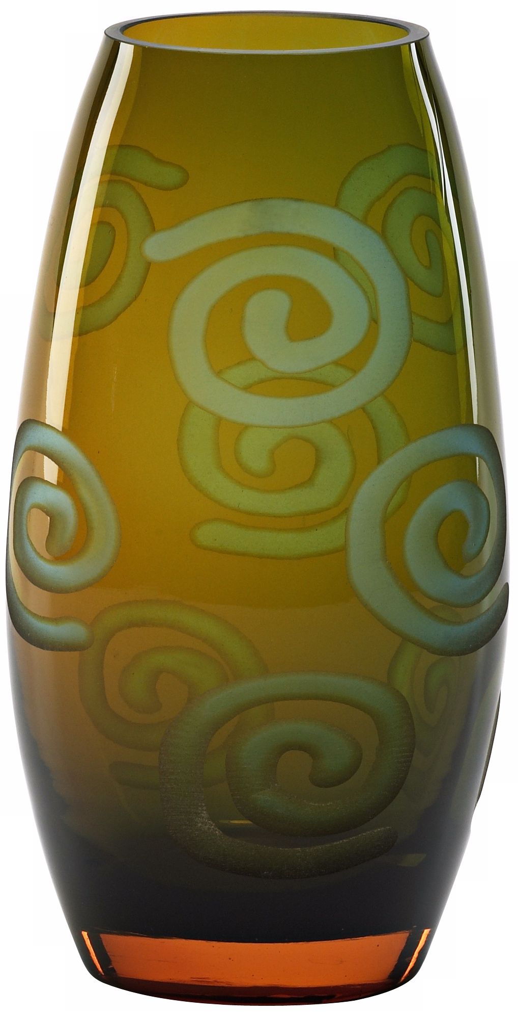 Small Etched Spiral Vase