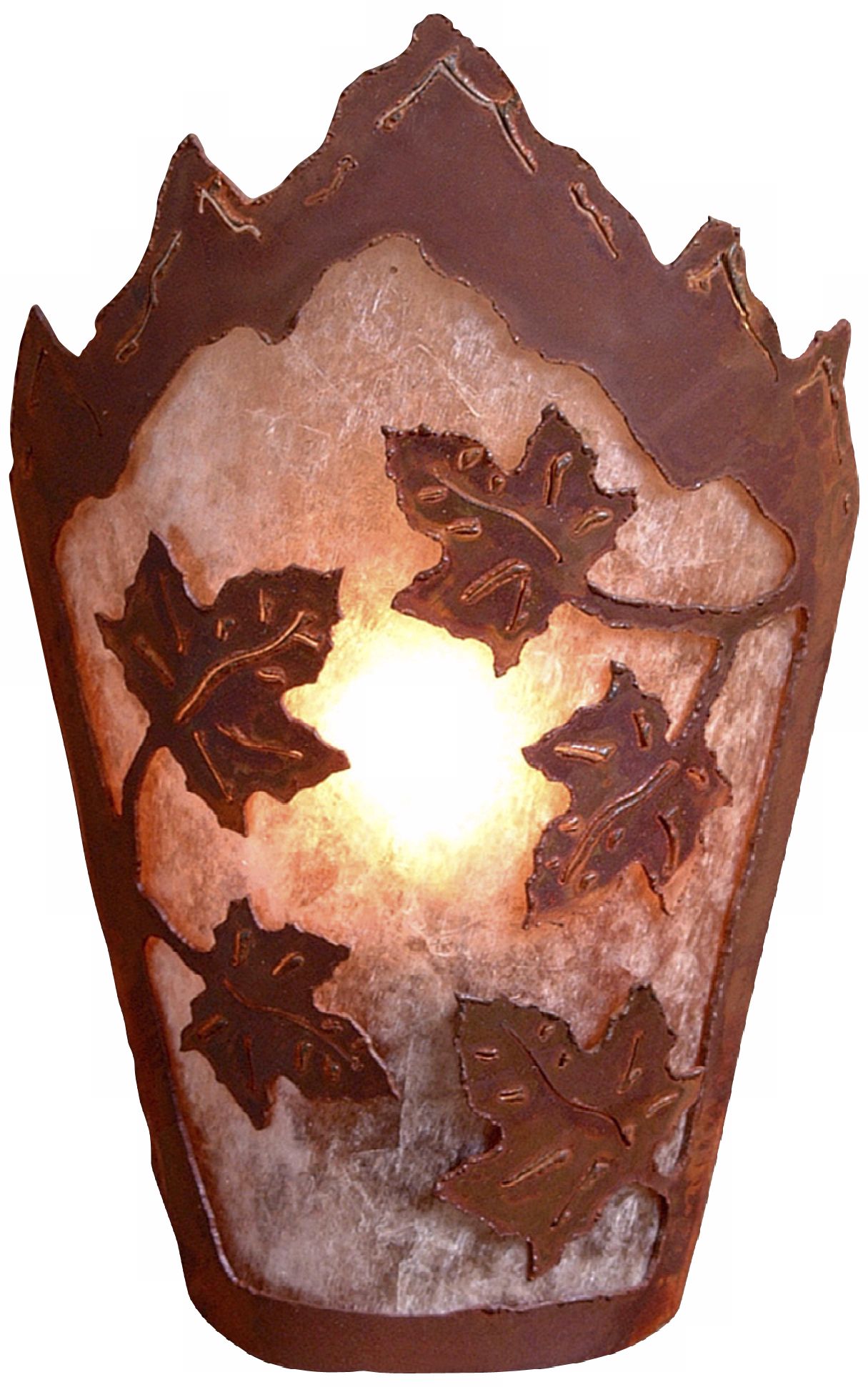 Decatur Collection Maple Leaf 10" High Wall Sconce