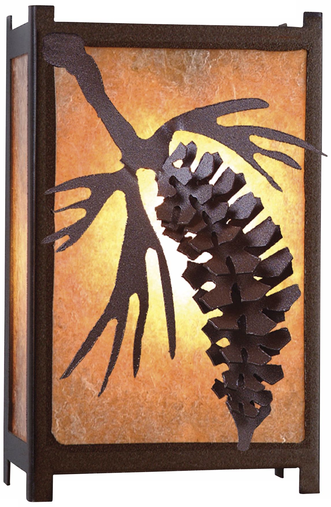 Savern Series Pinecone 11" High Wall Sconce