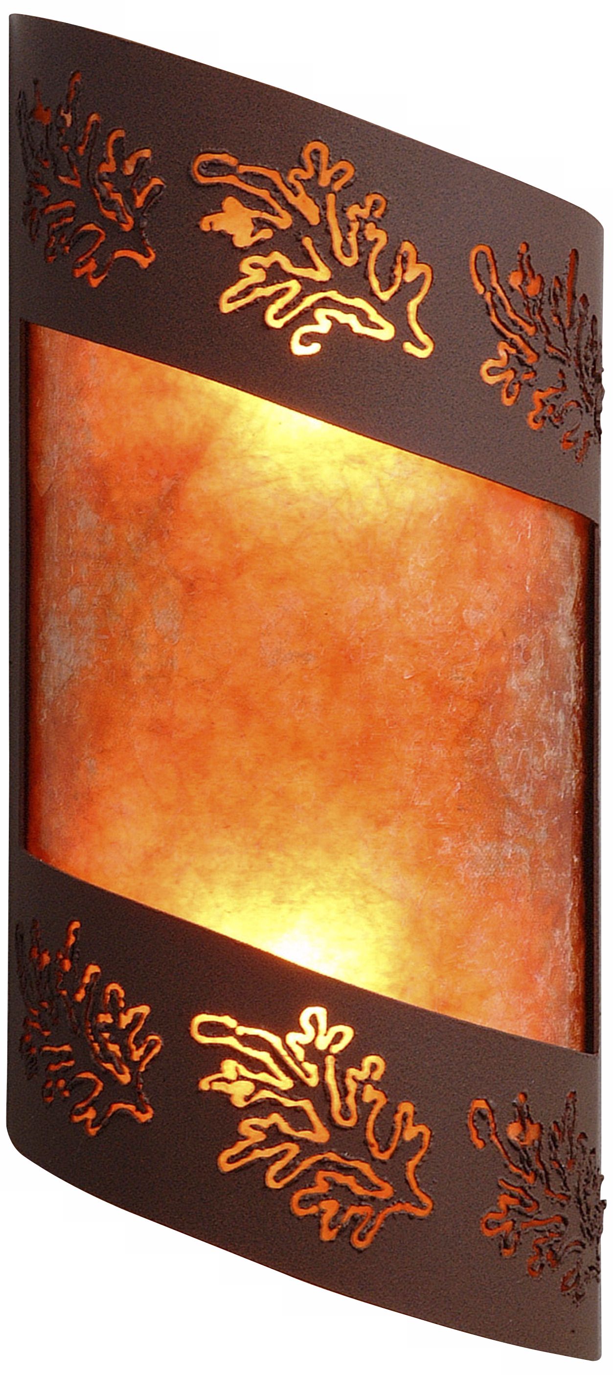 Fargo Collection Cedar Leaf 14" High Wall Sconce