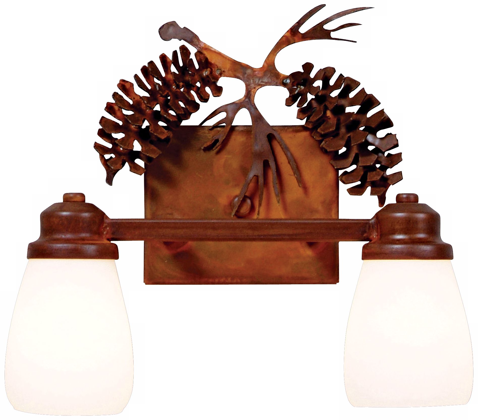 Parkshire Collection 3D Cone 13" Wide Bathroom Light Fixture