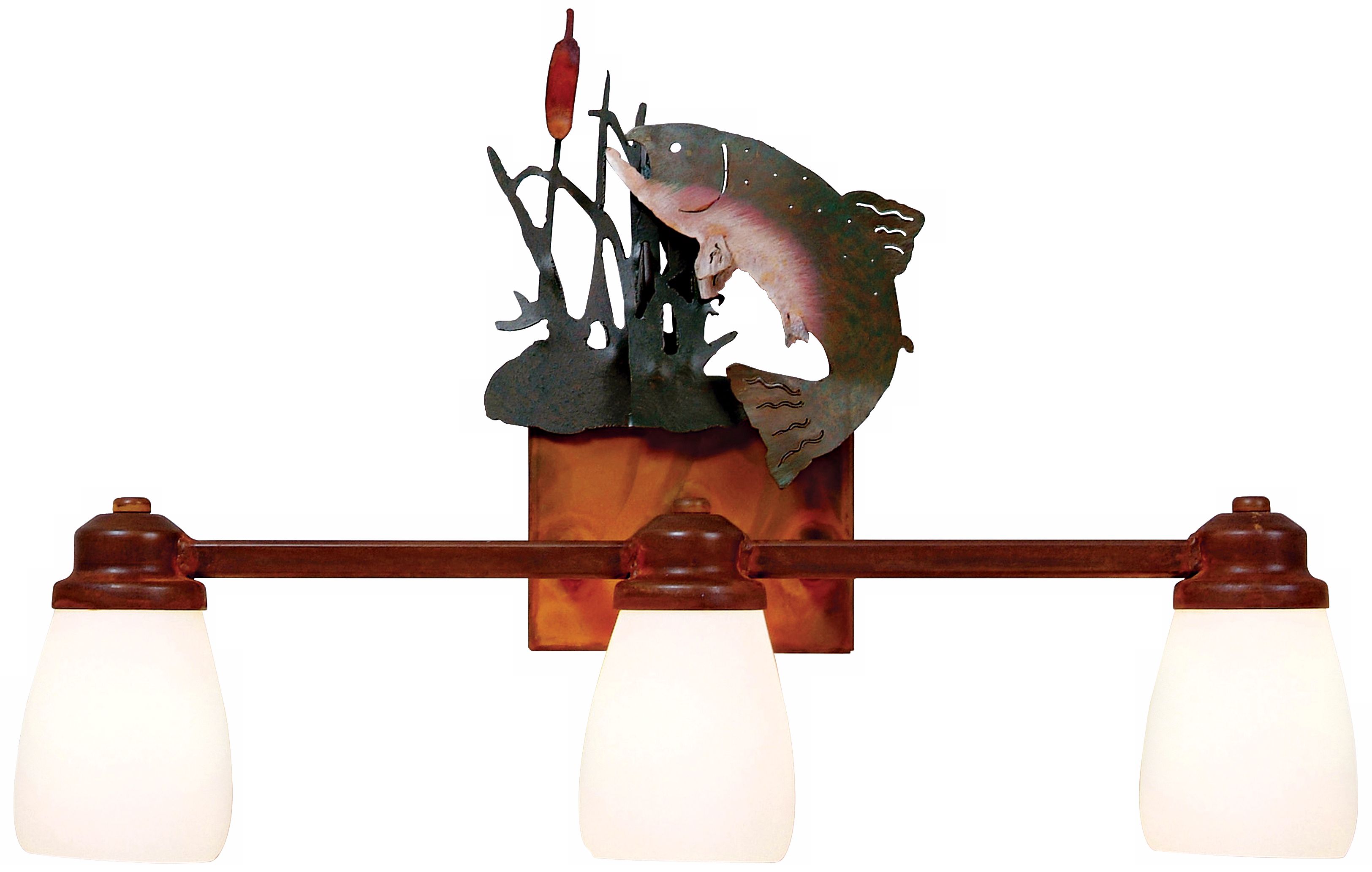Parkshire Collection Trout 22" Wide Bathroom Light Fixture