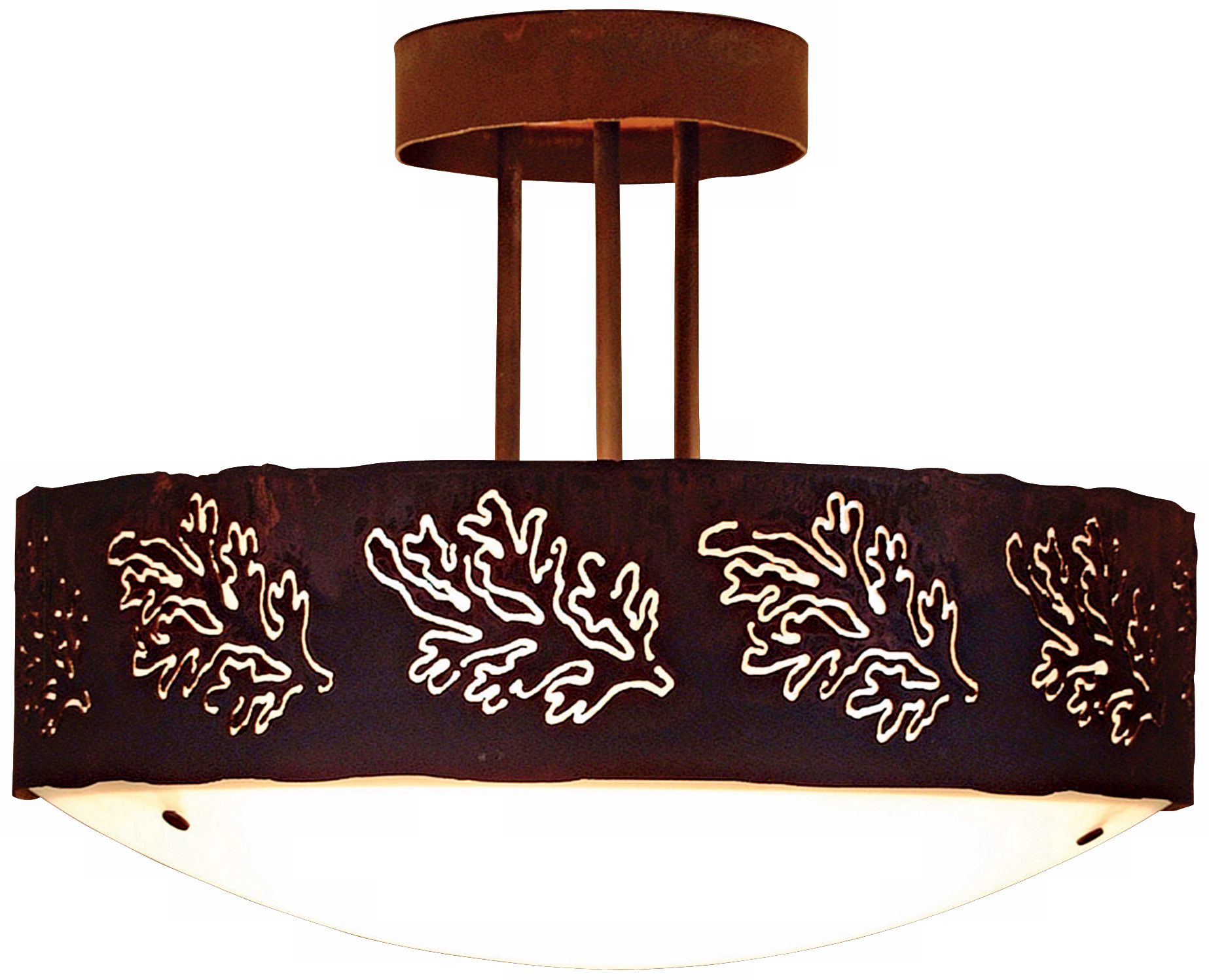 Ridgecrest Collection Cedar Bough 17" Wide Ceiling Light