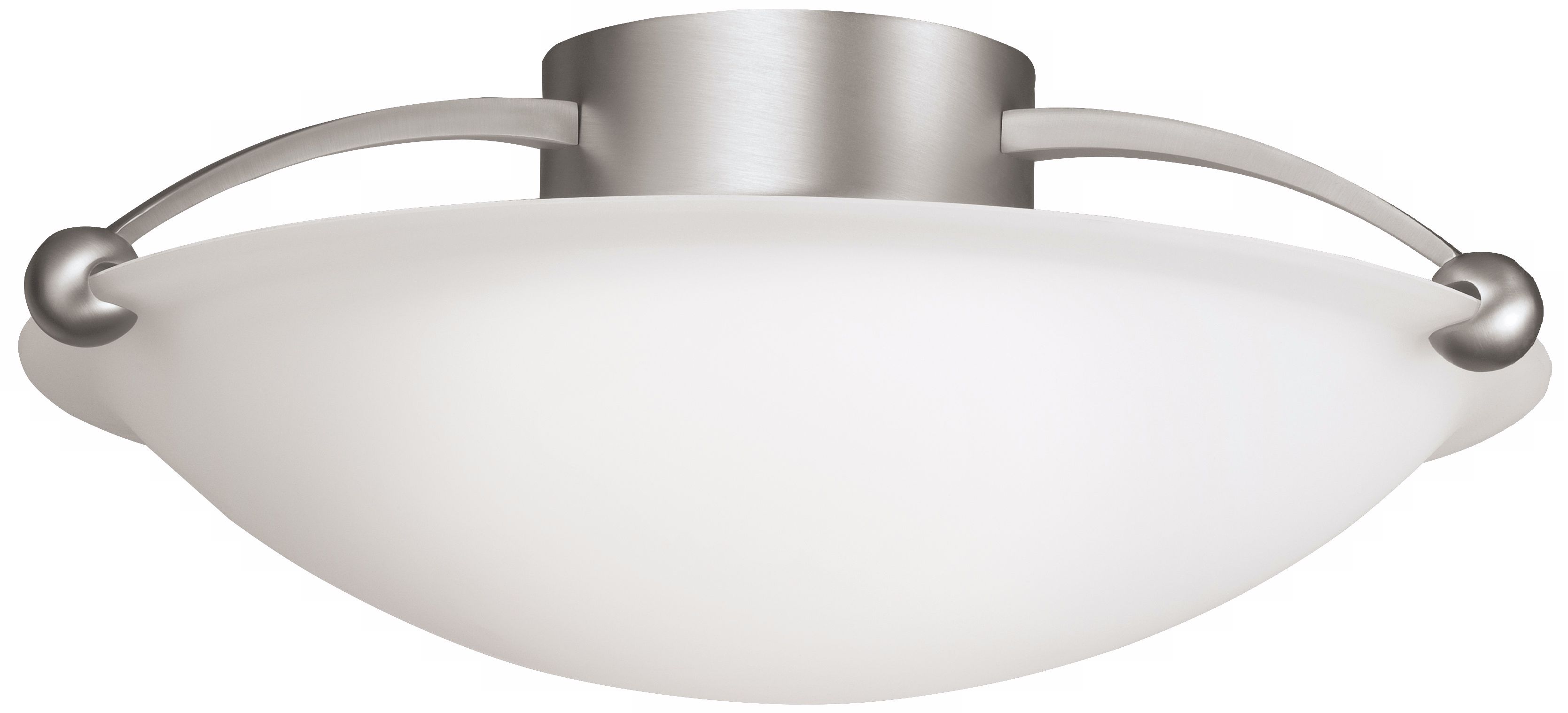 Kichler White Glass ENERGY STAR 17" Wide Ceiling Light