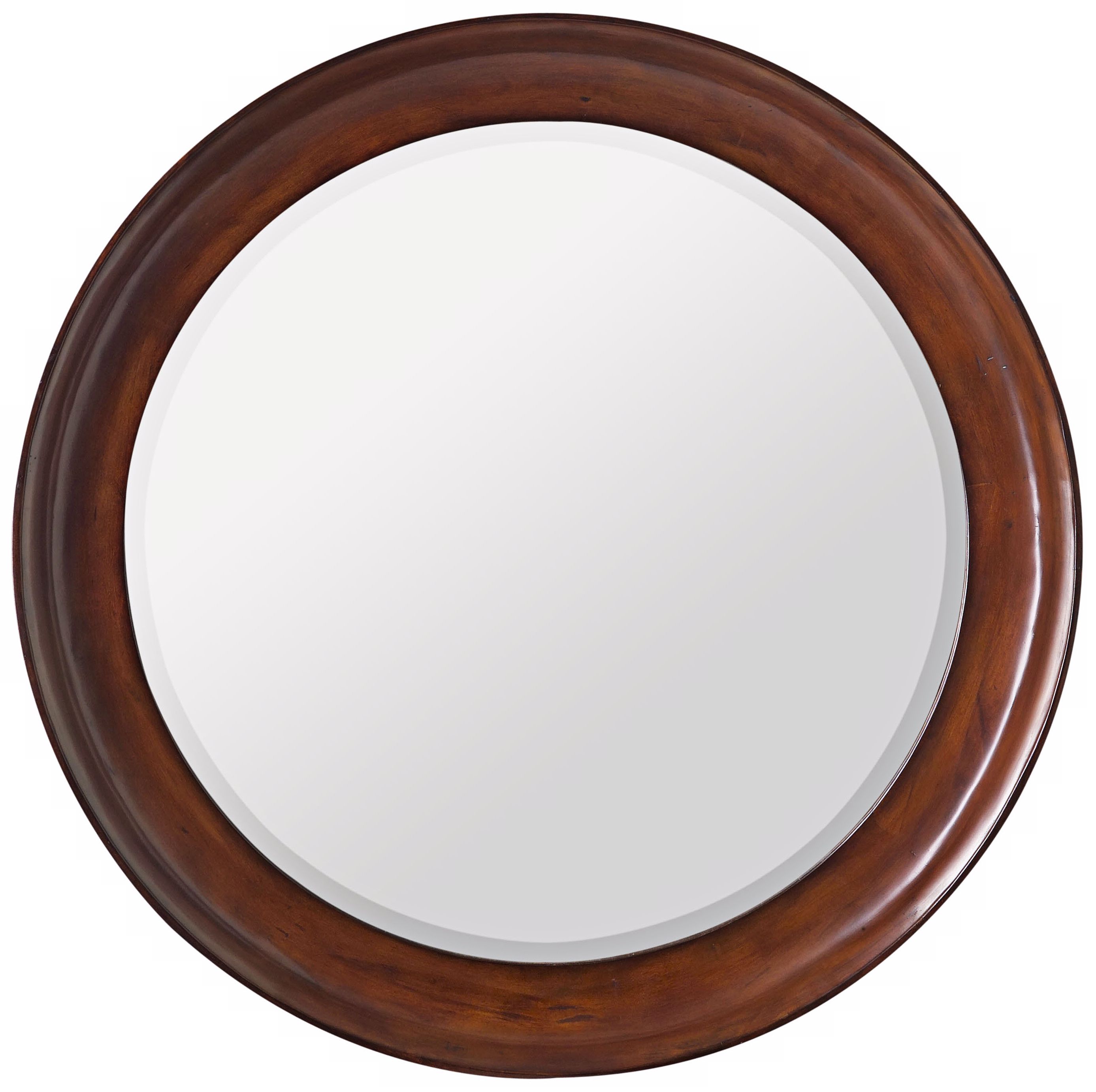 Hemingway Scoop Round 38" Wide Wall Mirror