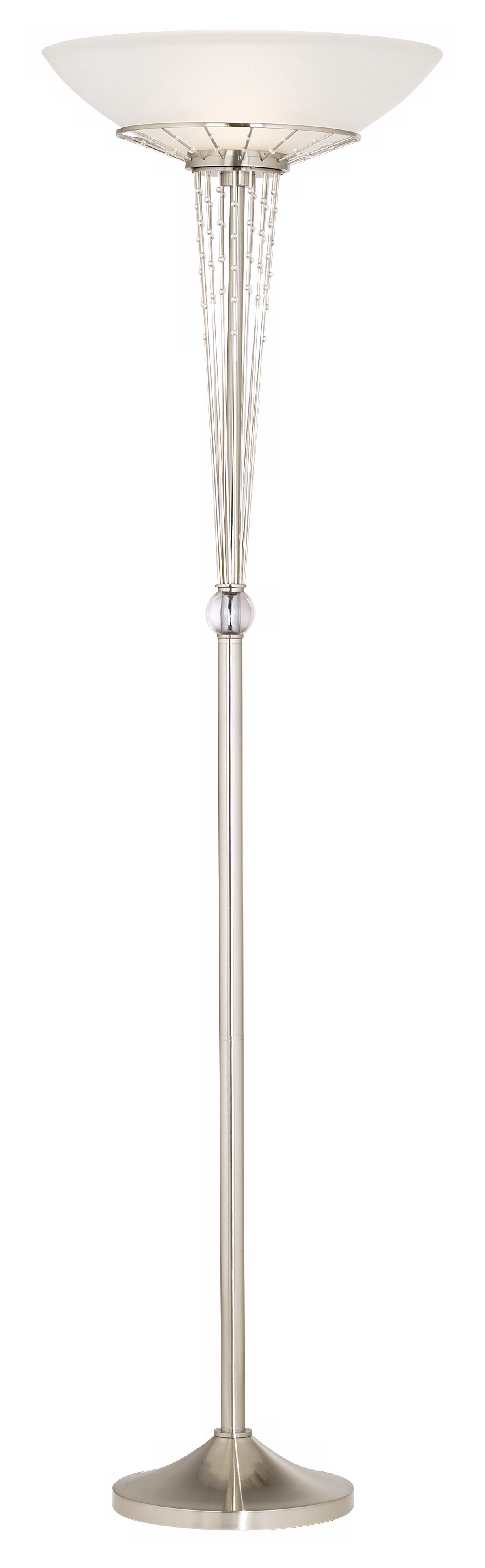 Kathy Ireland Metro Tower Torchiere Floor Lamp