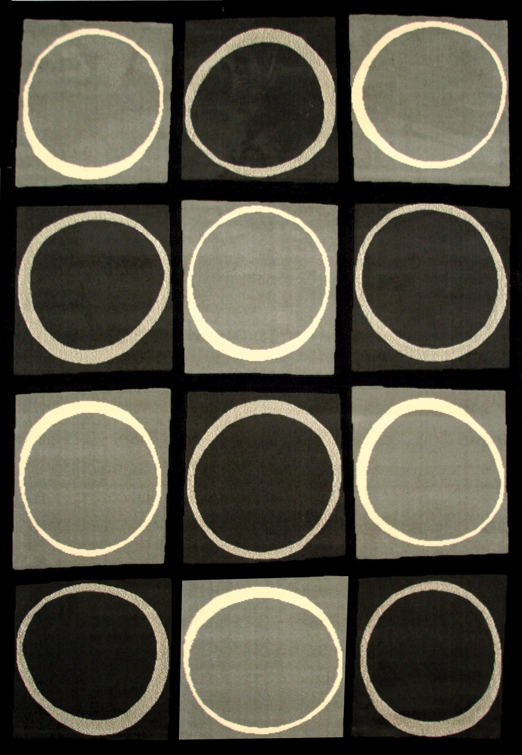 Econox Eclipse Gray Area Rug