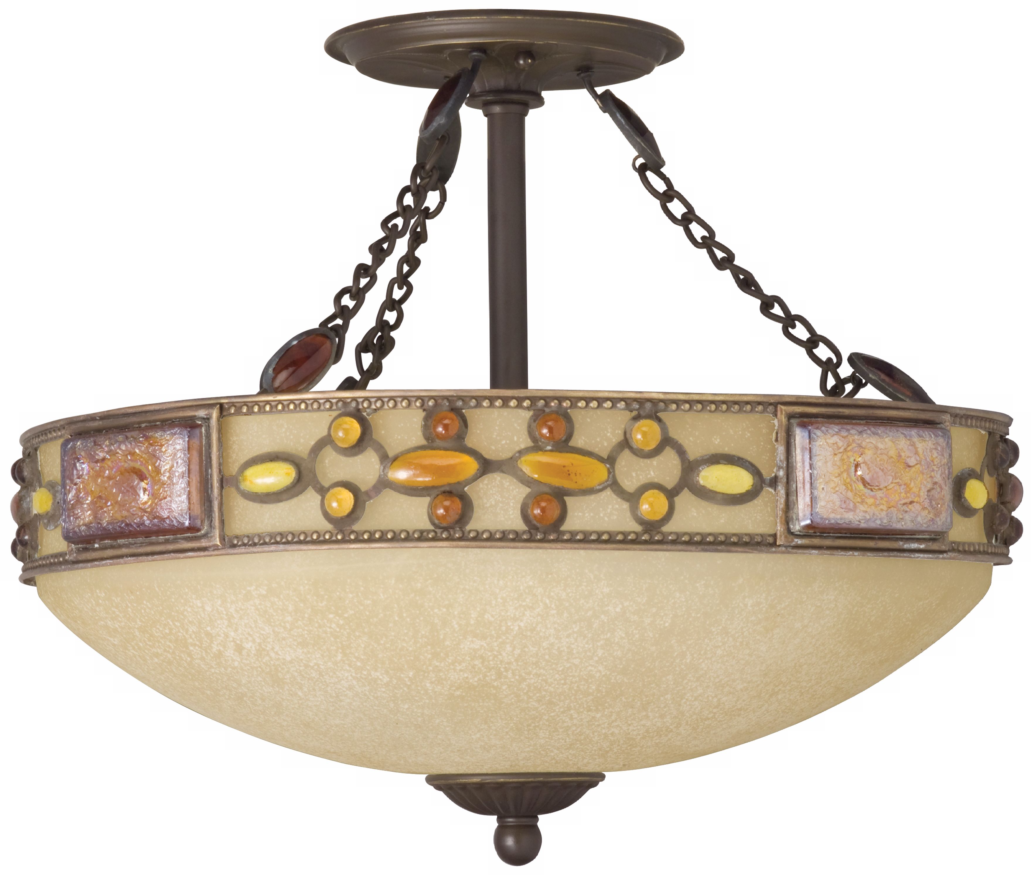 Kichler Etruscan Glass 17" Wide Ceiling Light Fixture