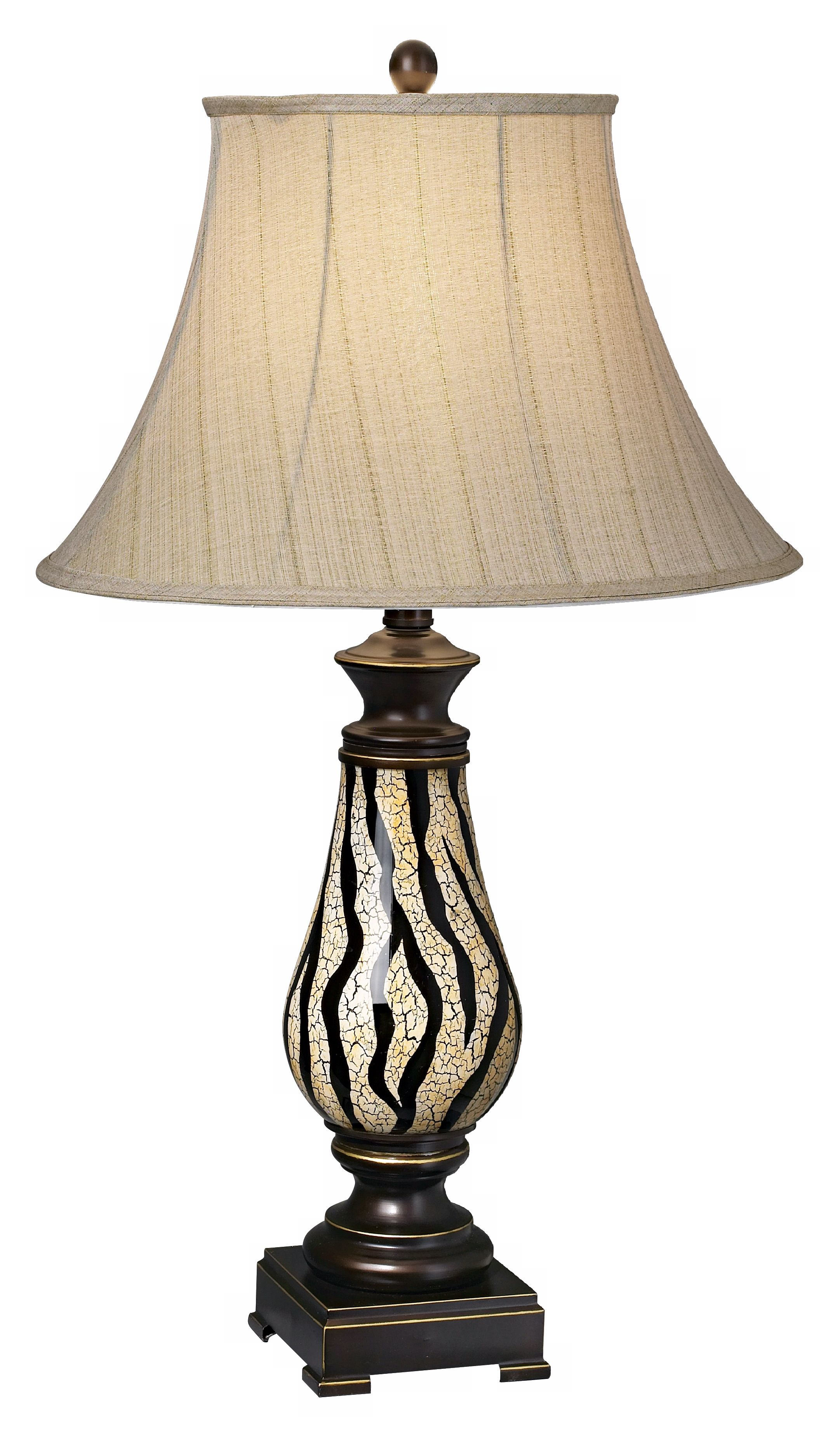 National Geographic Zebra Grace Table Lamp