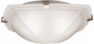 Kichler Satin Etched Glass 15" Wide Square Ceiling Light