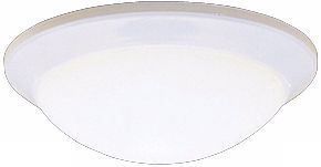 Kichler Etched Glass Dome White 14" Wide Ceiling Light