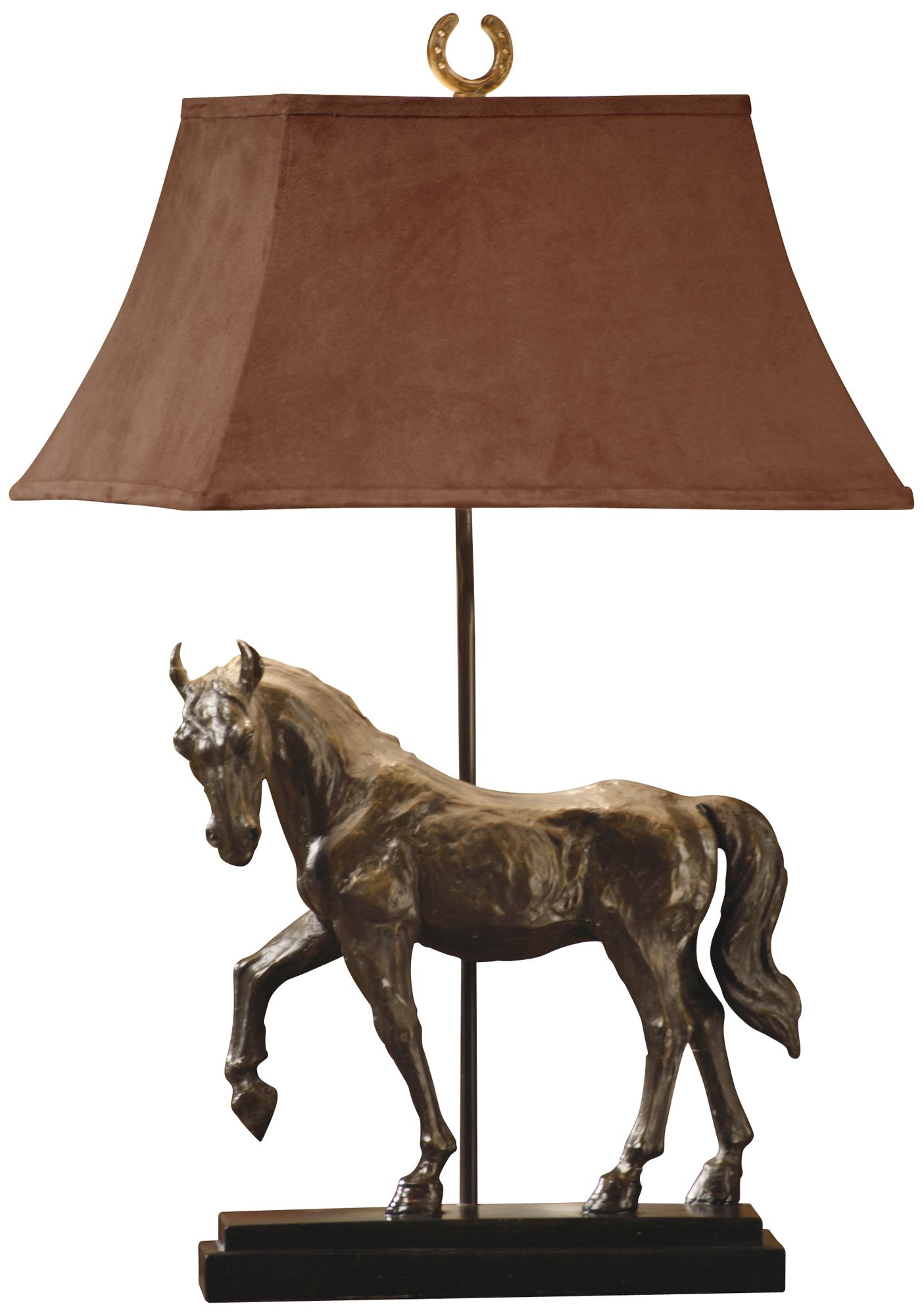 Triple Crown Race Horse Table Lamp
