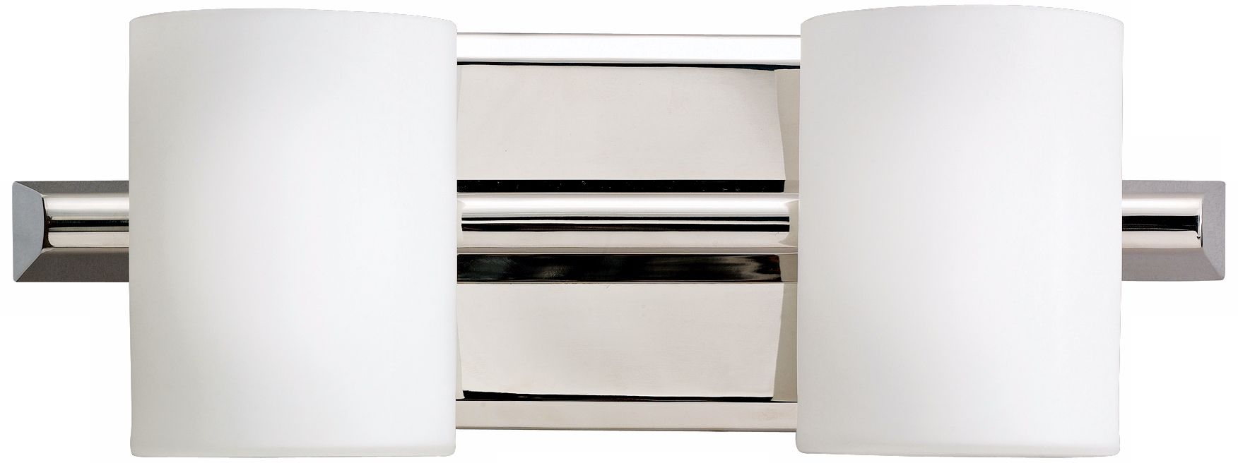 Kichler Cylinder Polished Nickel 14" Wide Bathroom Light