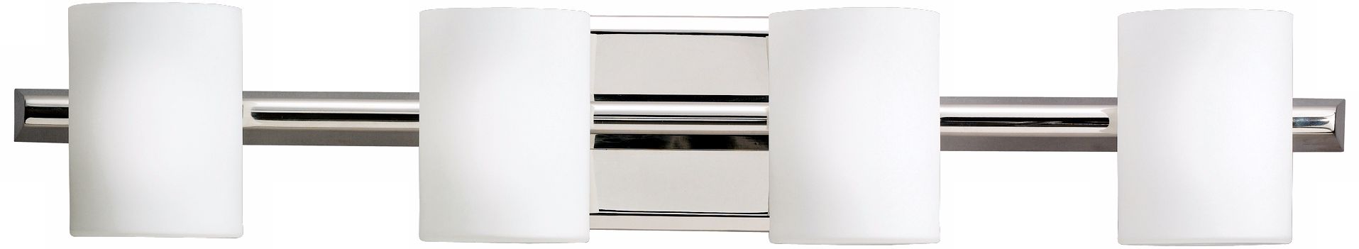 Kichler Cylinder Polished Nickel 28" Wide Bathroom Light