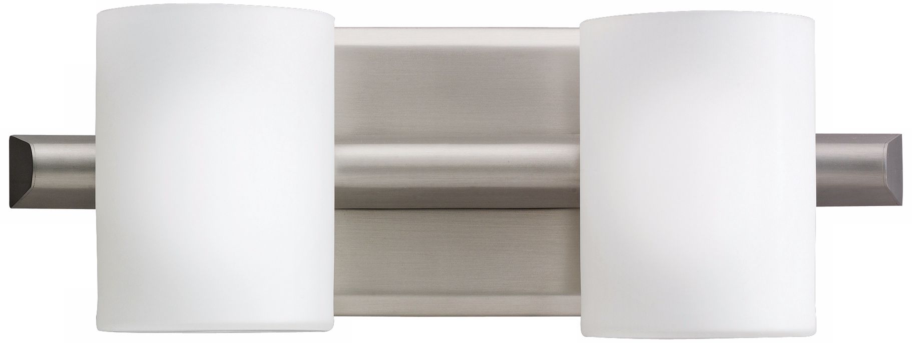 Kichler Cylinder Brushed Nickel 14" Wide Bathroom Light