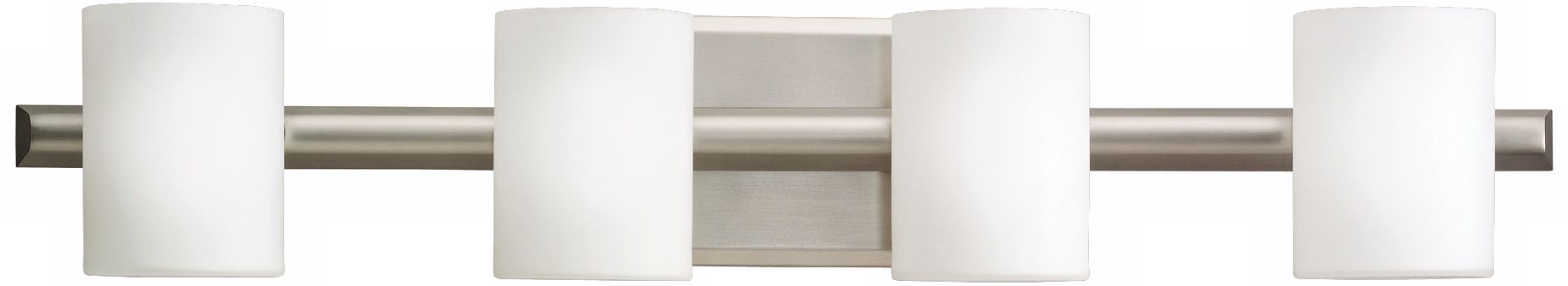 Kichler Cylinder Brushed Nickel 28" Wide Bathroom Light