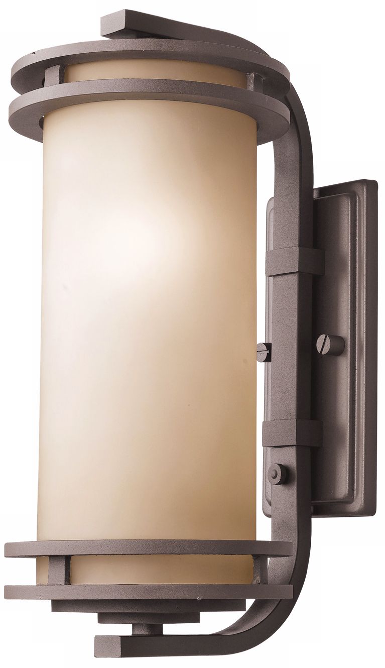 Kichler Textured Bronze 18" High Outdoor Wall Light