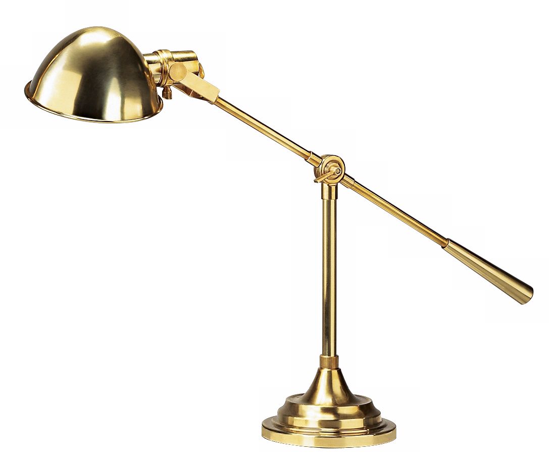 Robert Abbey Alvin Antique Brass Boom Desk Lamp