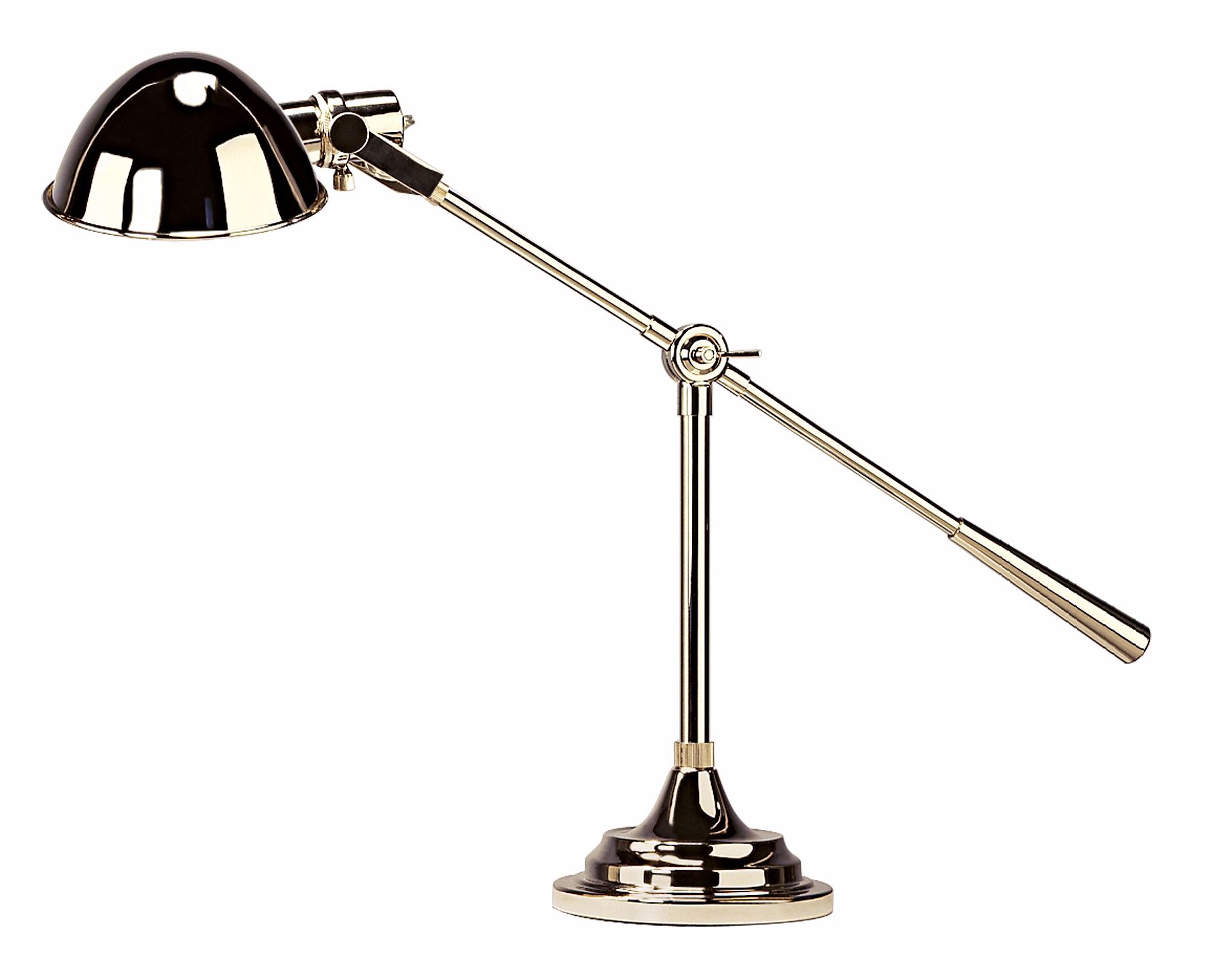 Robert Abbey Alvin Polished Nickel Boom Desk Lamp