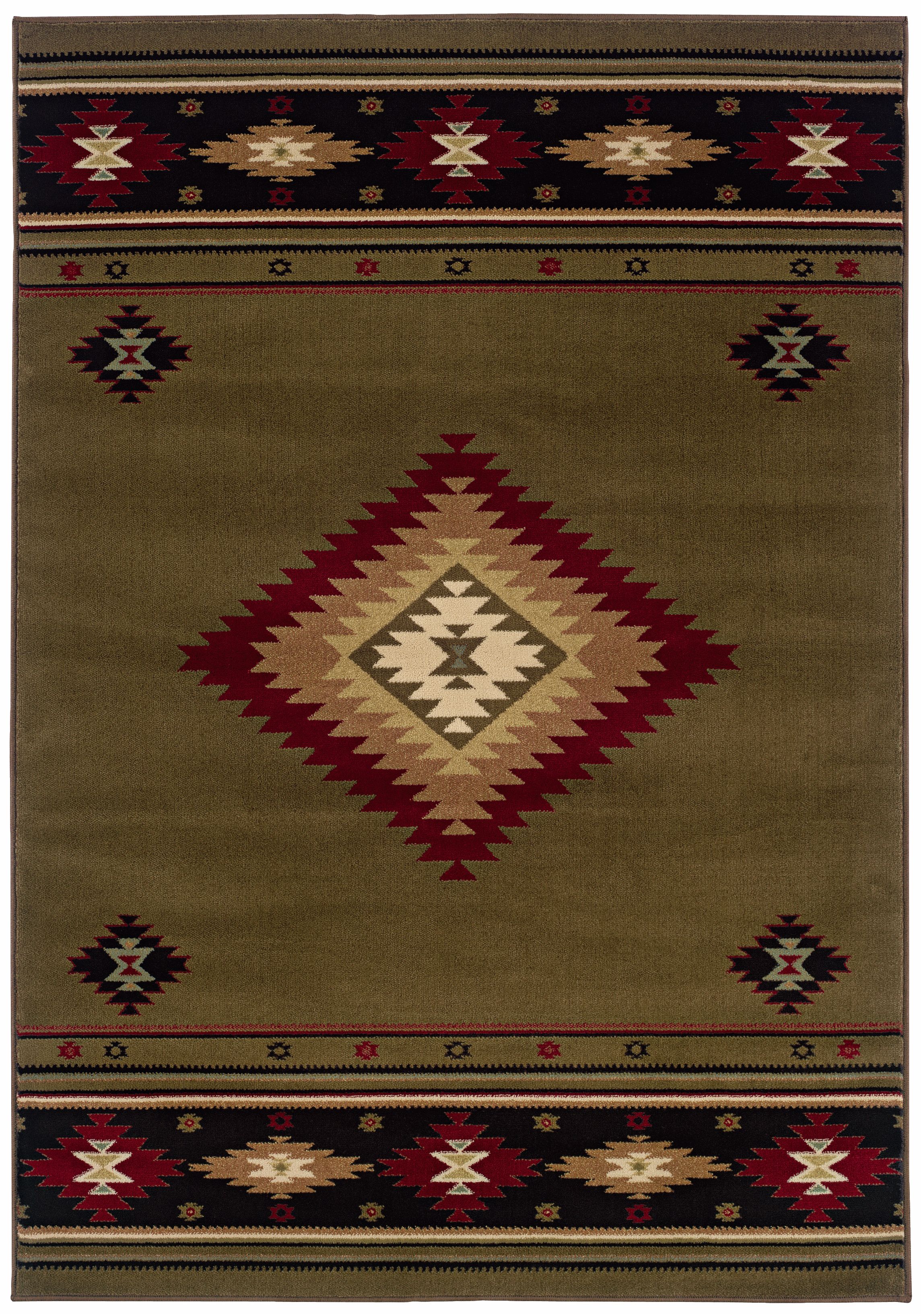 Southwest Brown Area Rug
