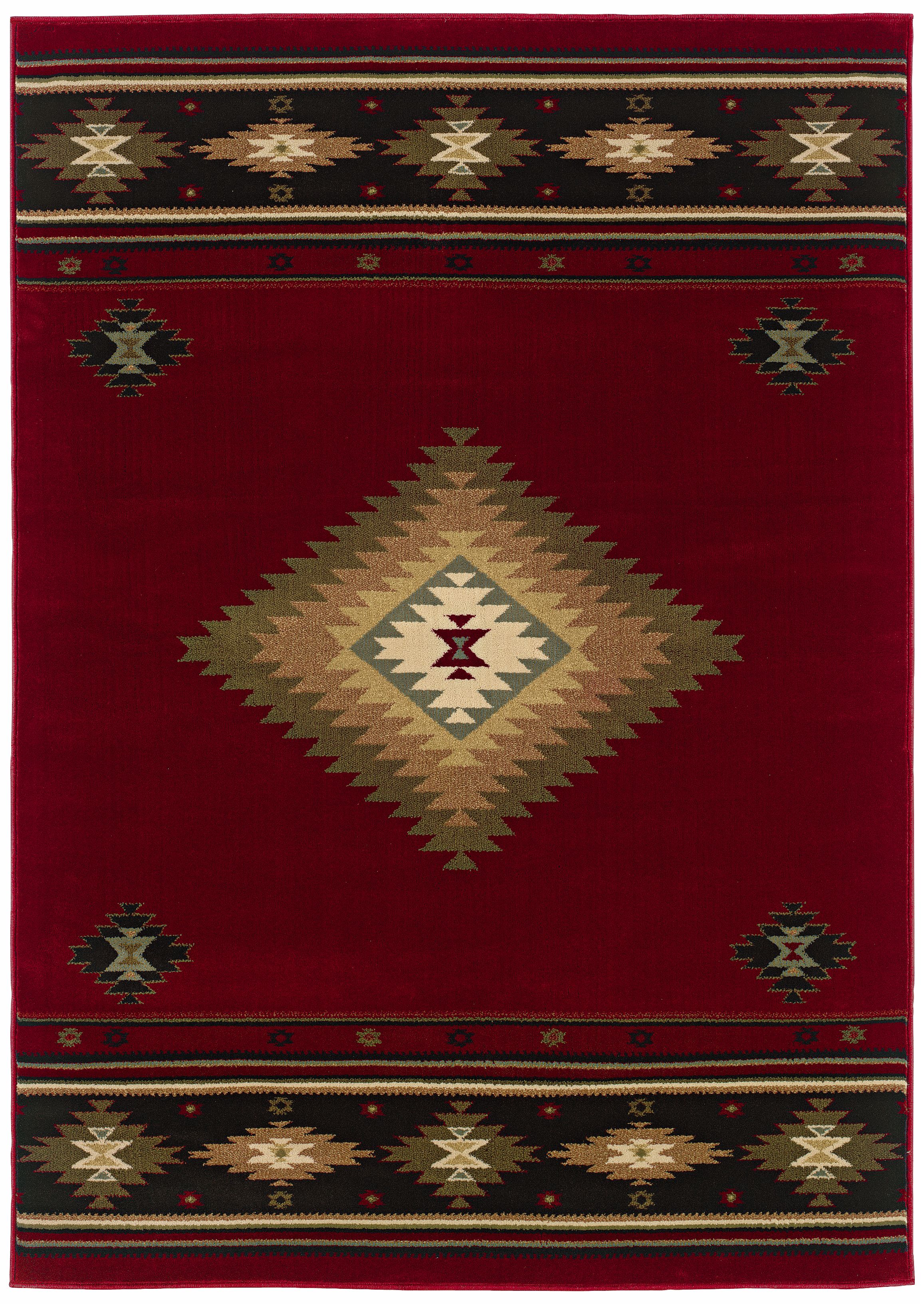 Southwest Red Area Rug