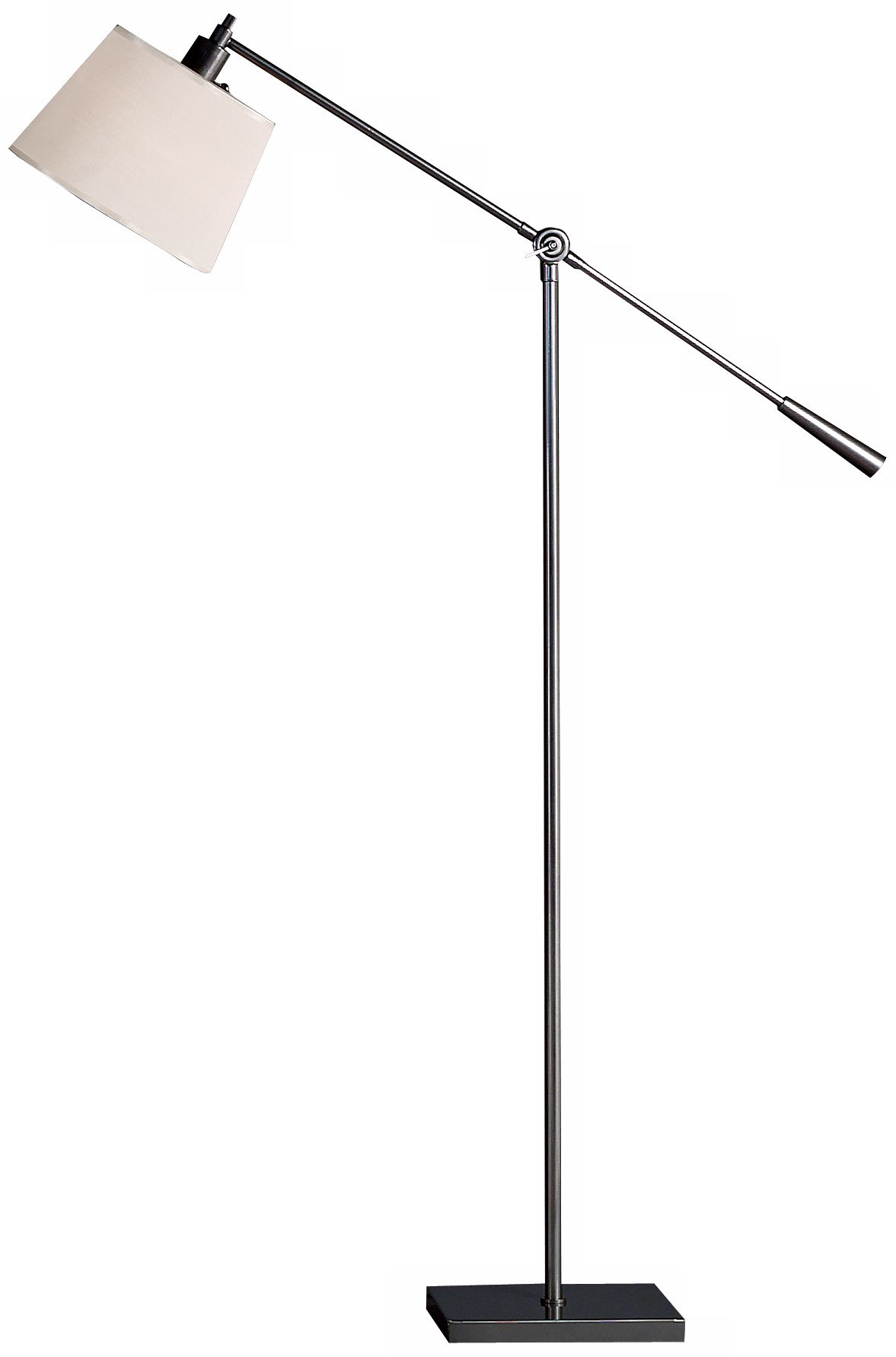Robert Abbey Real Simple Gunmetal Boom Floor Lamp
