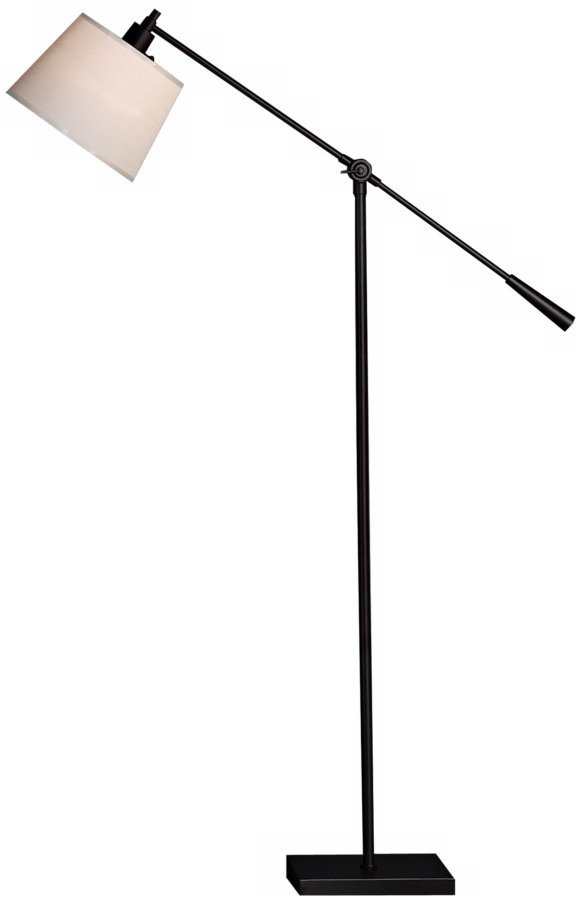 Robert Abbey Real Simple Matte Black Boom Floor Lamp