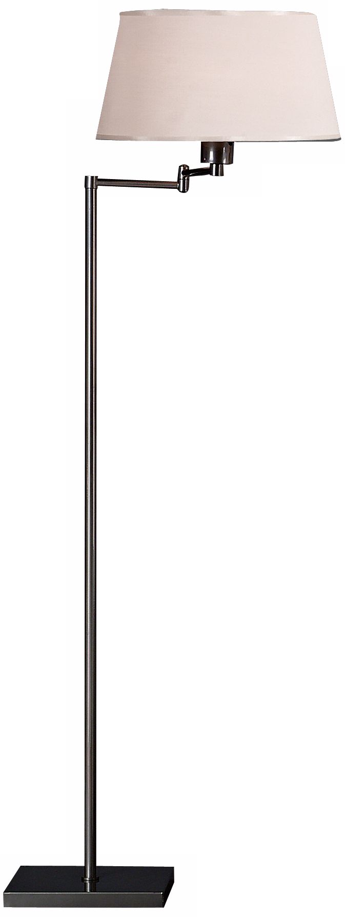 Robert Abbey Real Simple Gunmetal Swing Arm Floor Lamp