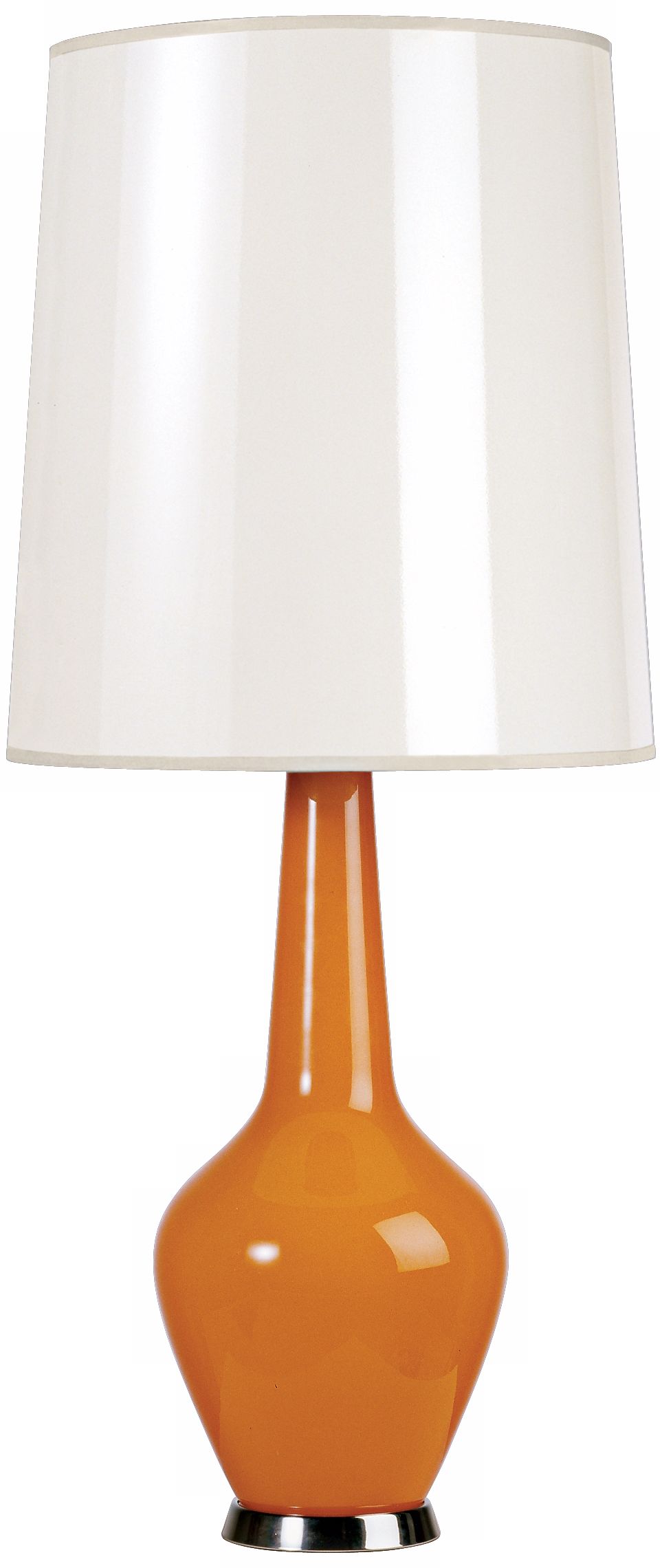 Jonathan Adler Capri Tall Orange Glass Table Lamp