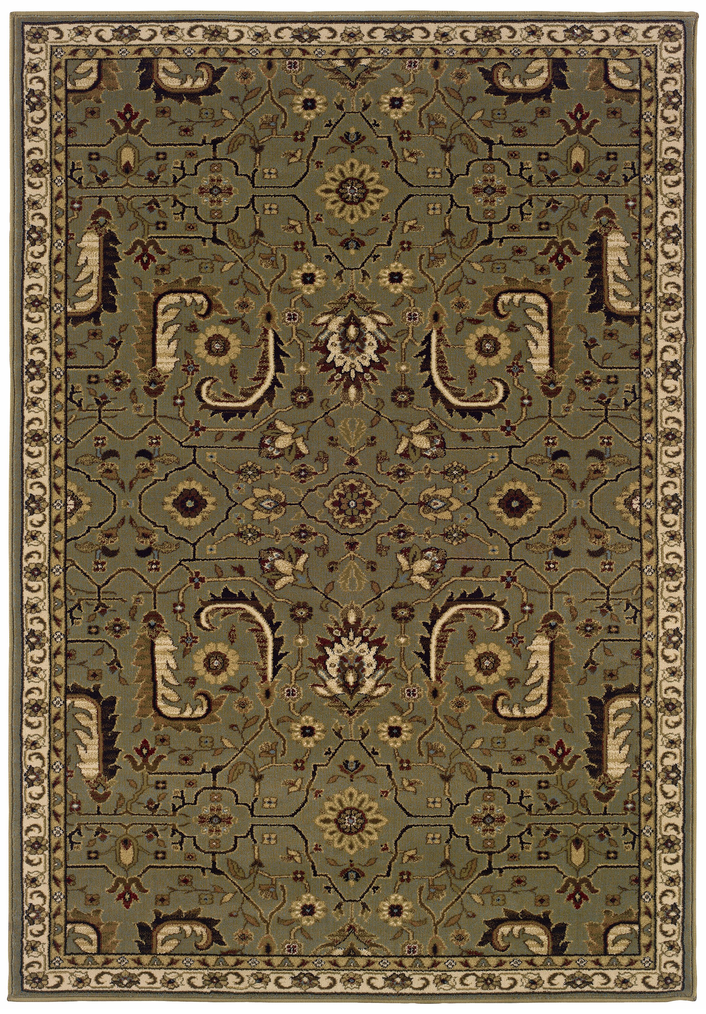 Botanical Traditions Taupe Area Rug
