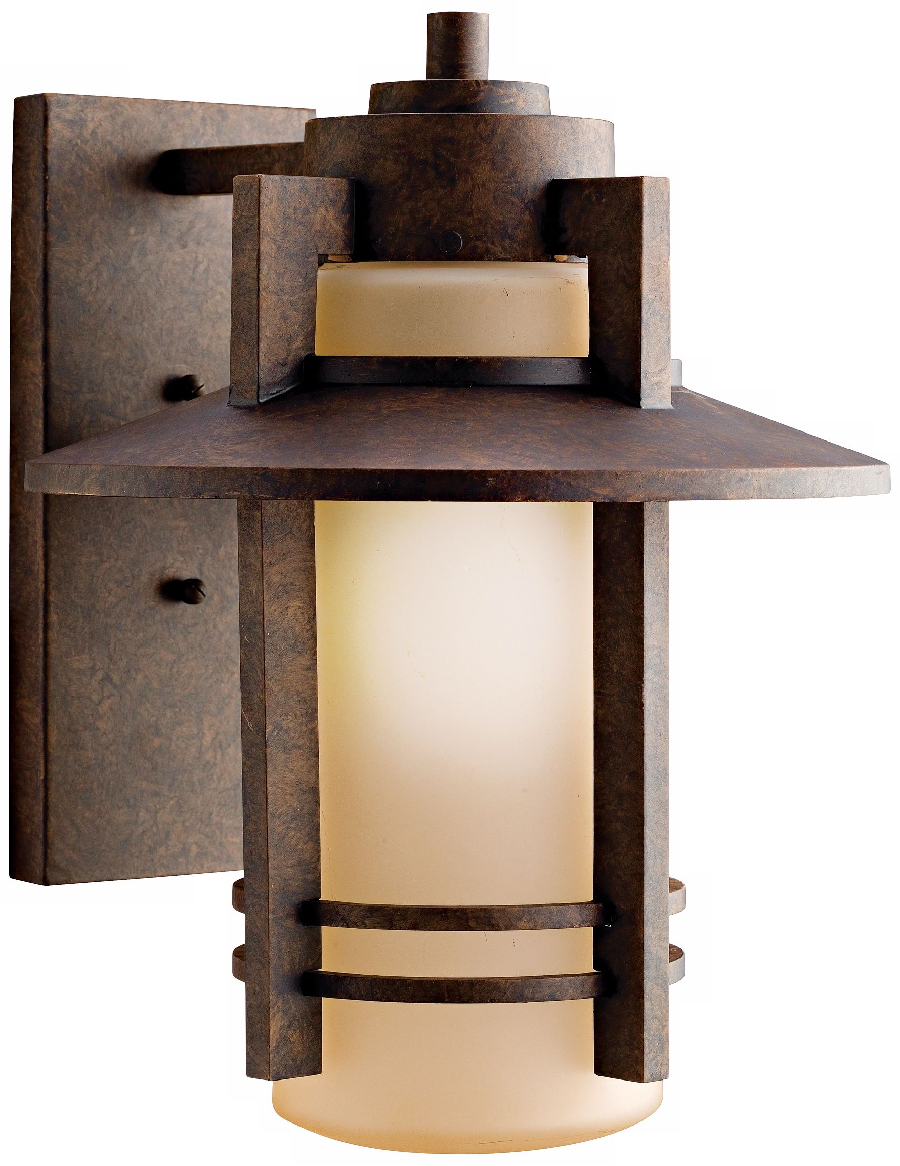 Kichler Aged Bronze 14 1/2" High Outdoor Wall Light