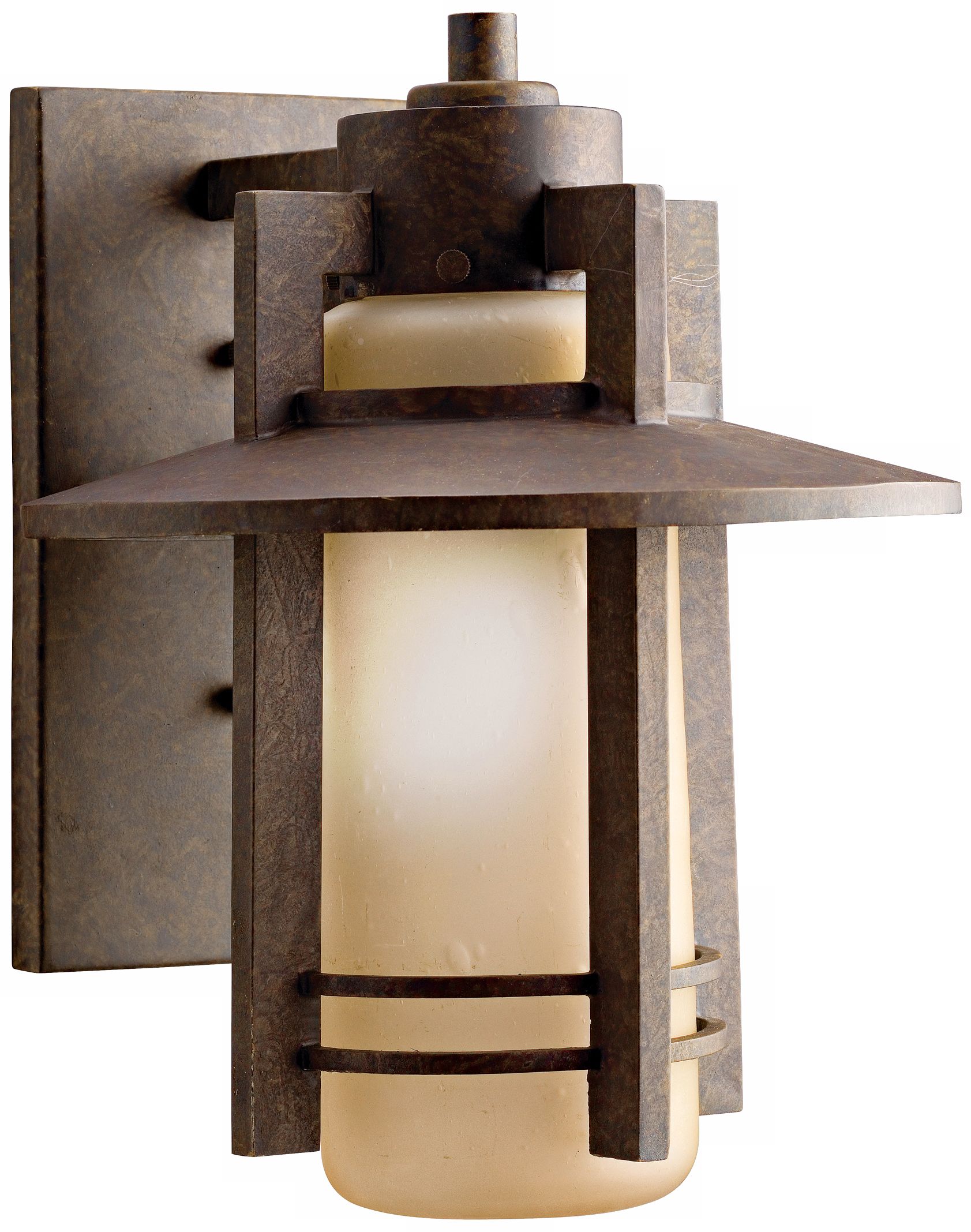 Kichler Aged Bronze 12" High Outdoor Wall Light