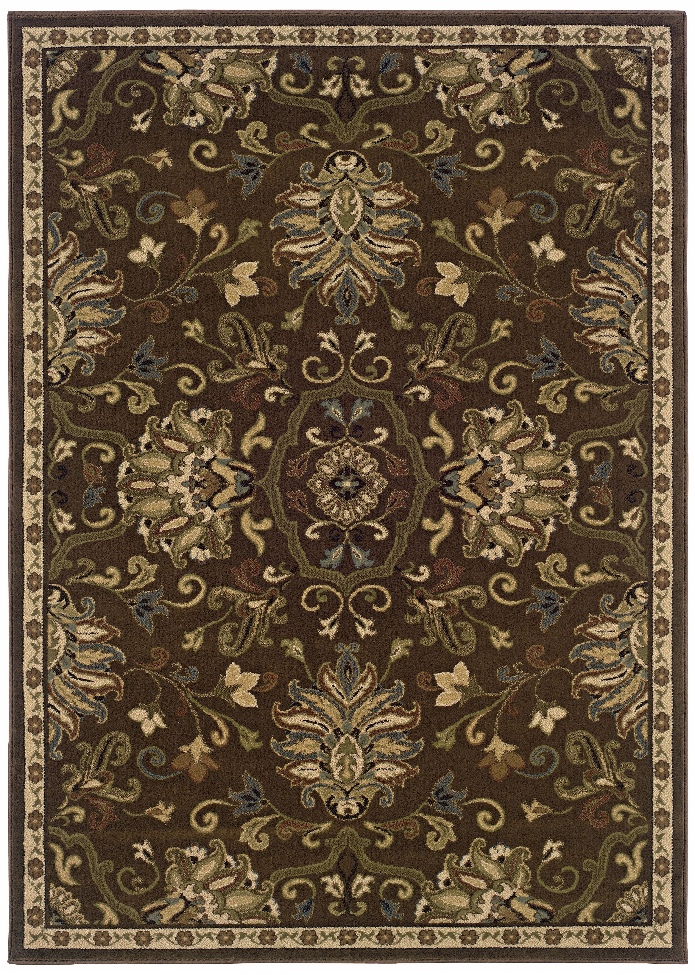 Leafy Artichoke Light Area Rug