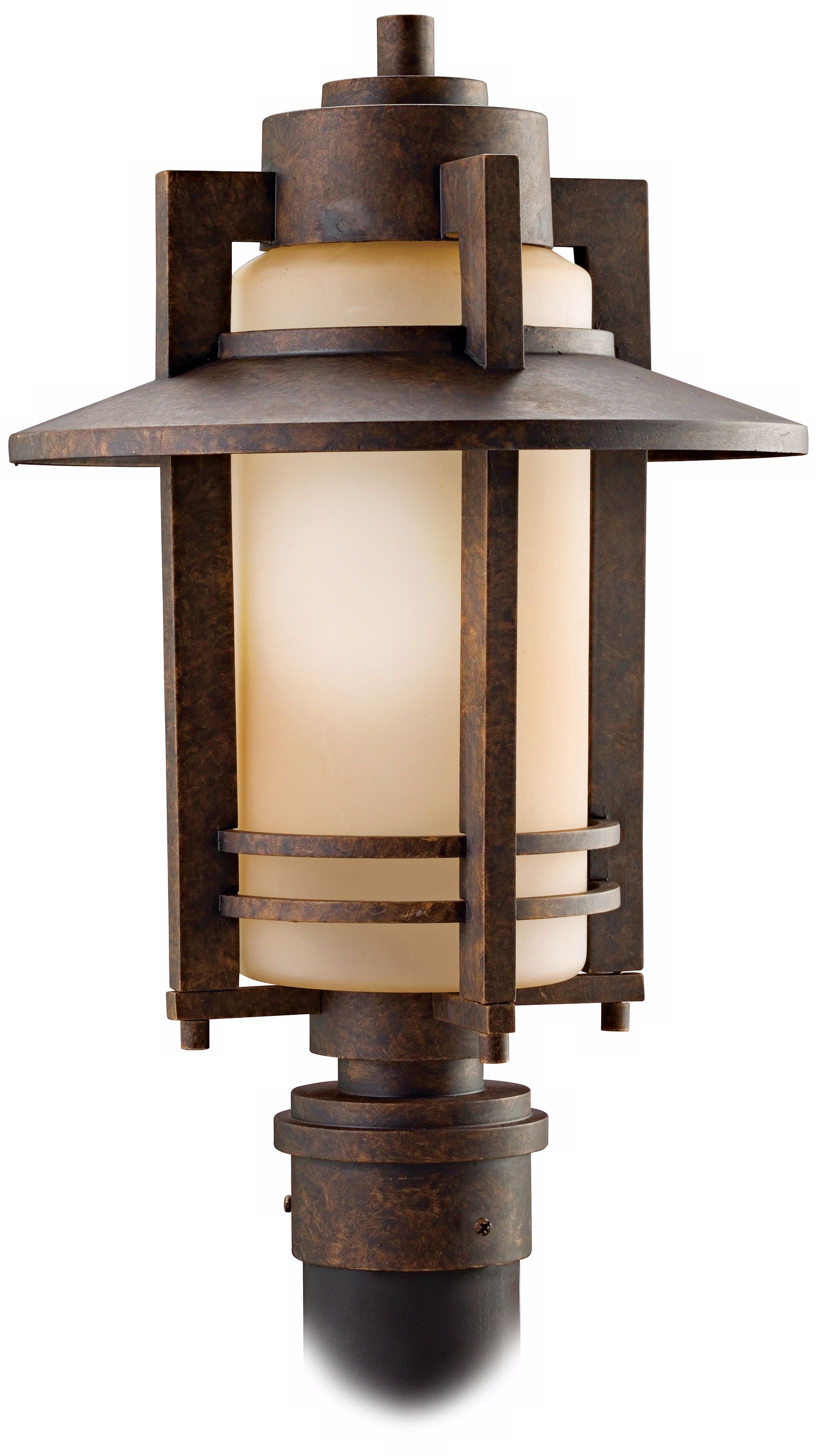 Kichler Aged Bronze 17" Wide Outdoor Post Light