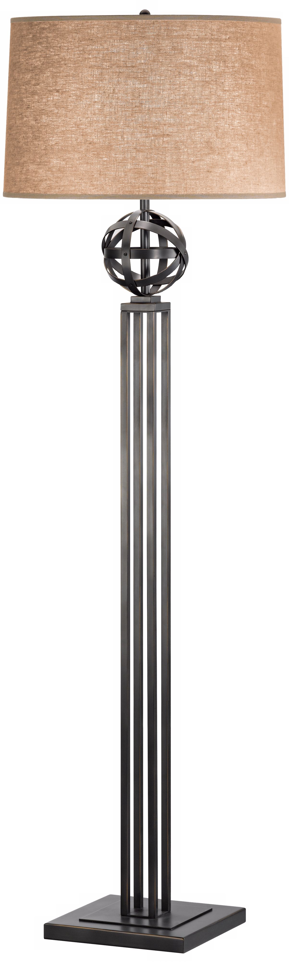 Robert Abbey Lucy Bronze 3-Way Floor Lamp