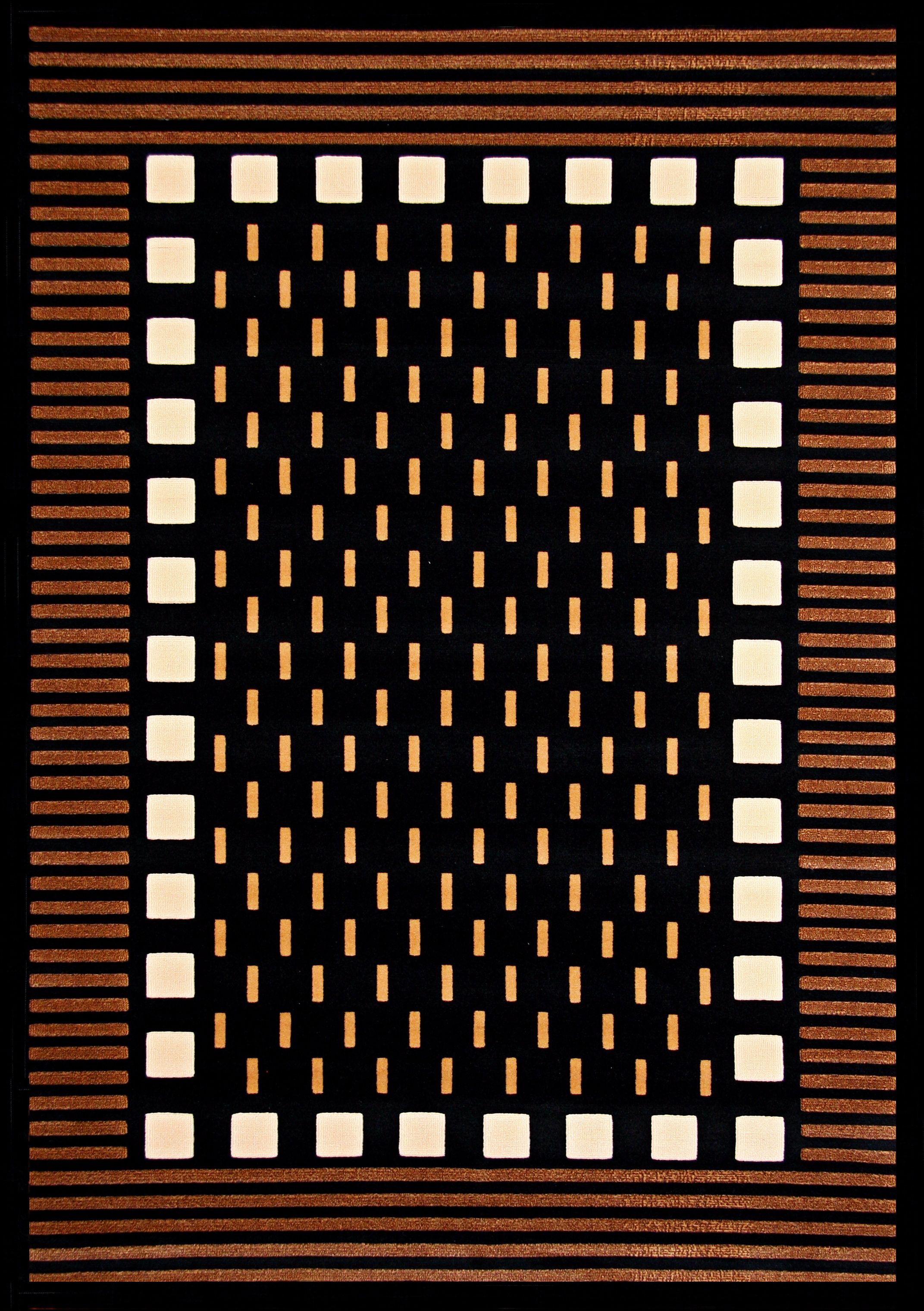 Econox Collection Fortress Brown Area Rug