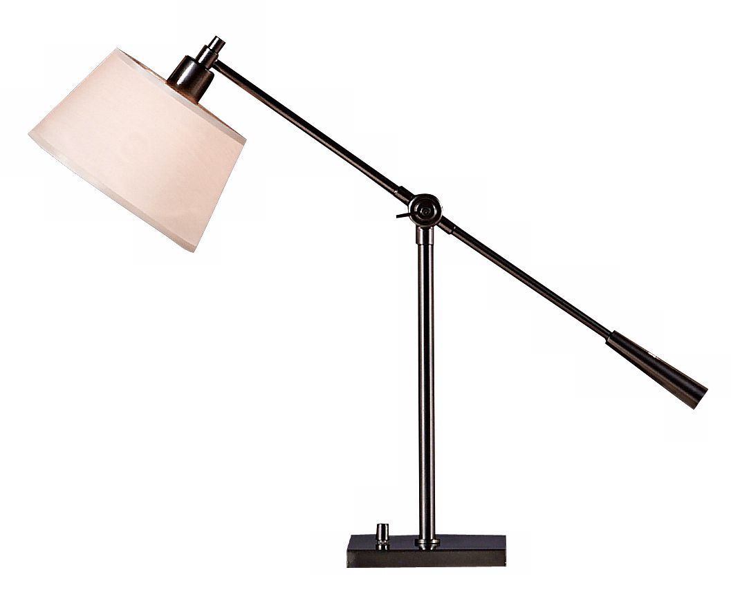 Robert Abbey Real Simple Gunmetal Boom Desk Lamp