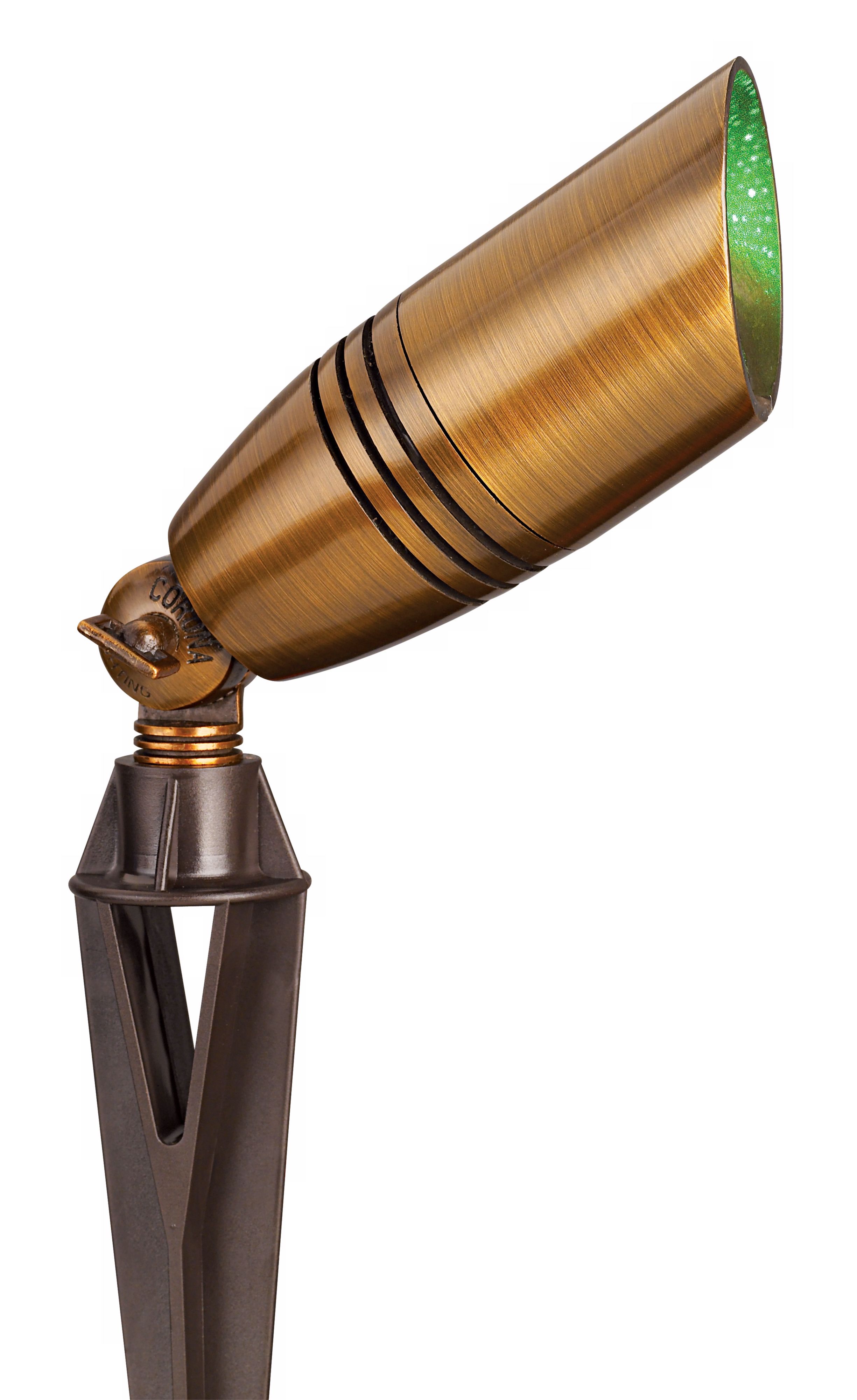 BlissLights Solid Brass Green Laser Landscape Light J2202