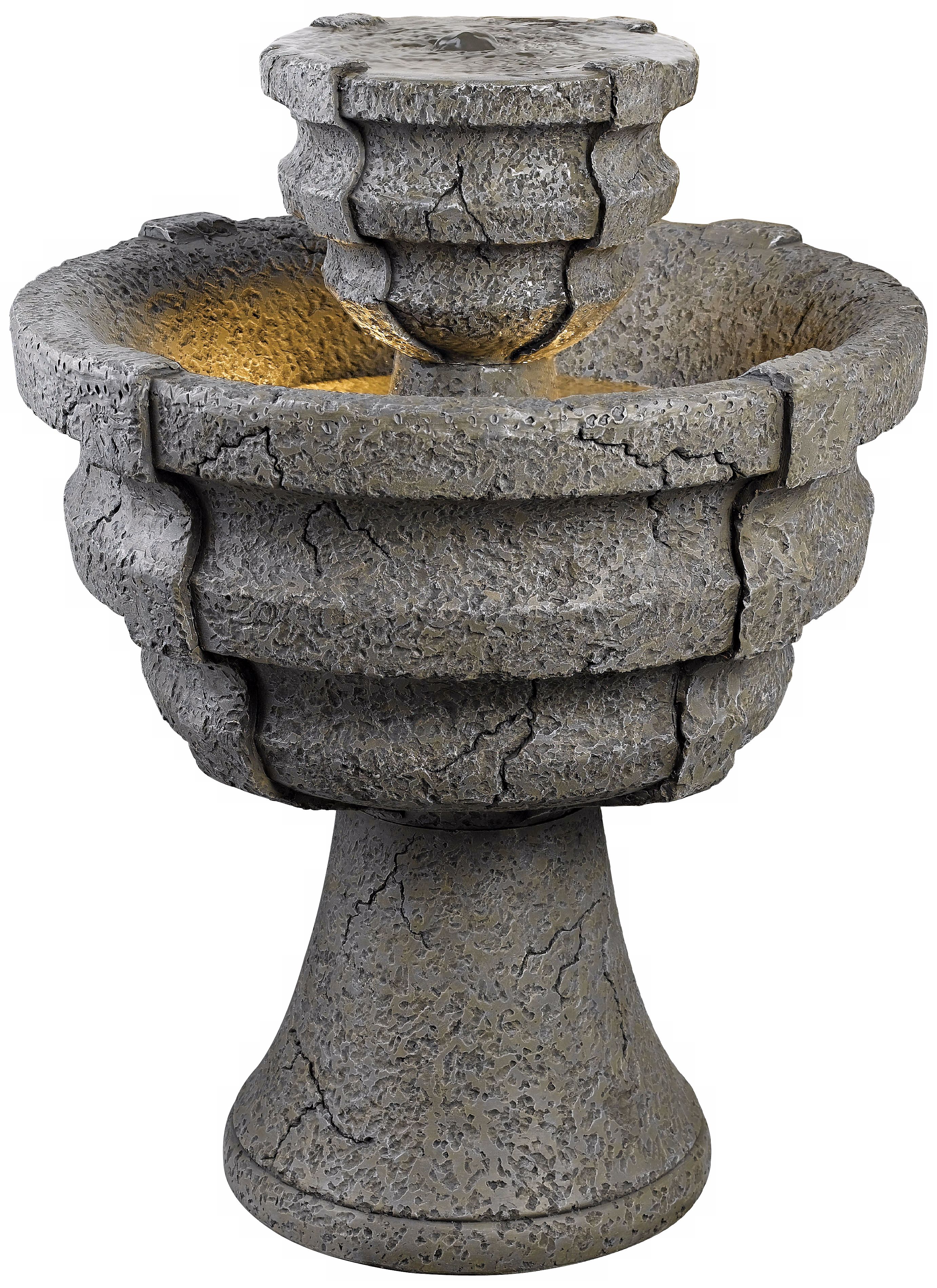 Kenroy Home Lucca Stone Finish Water Fountain