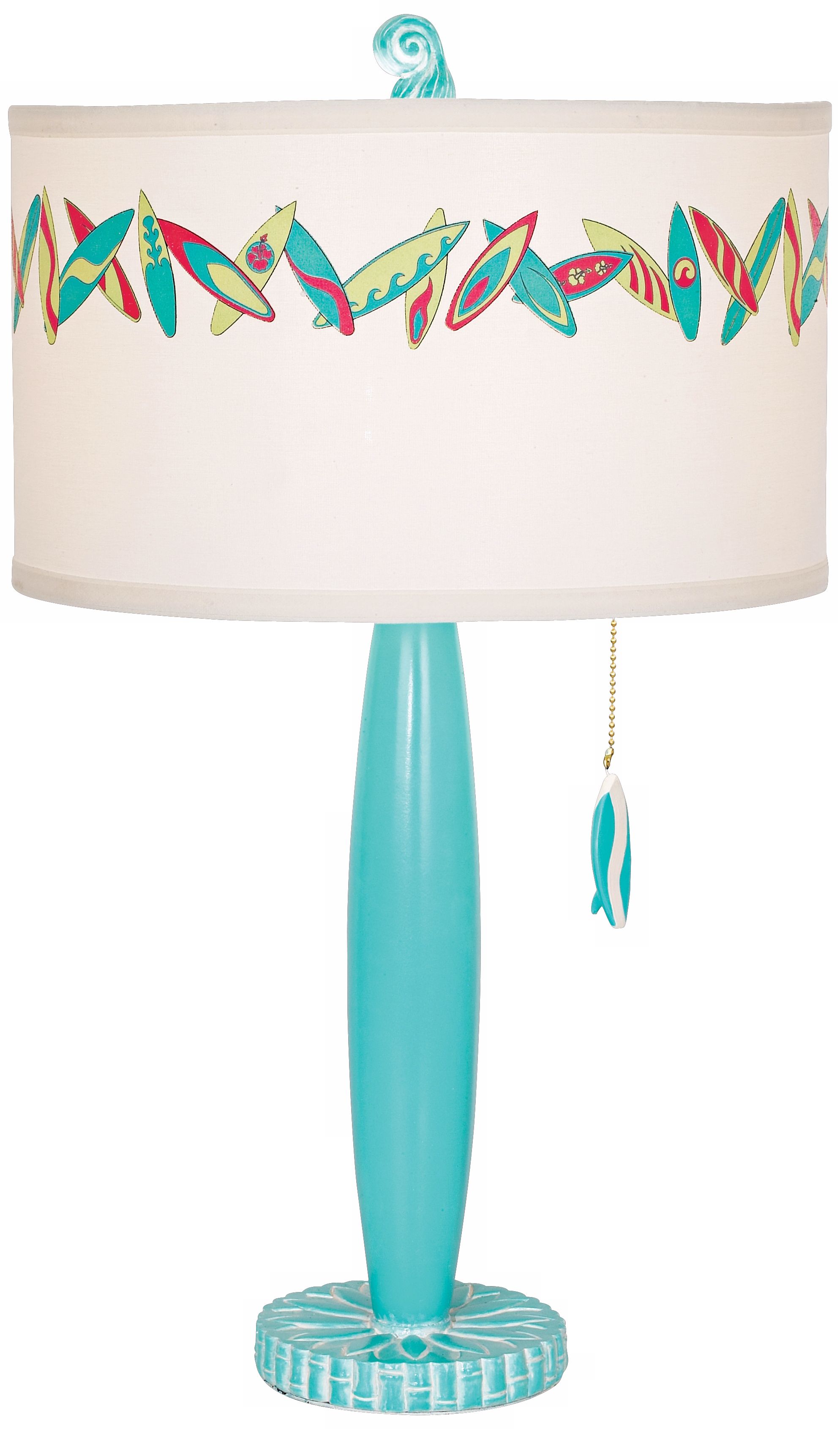 Kathy Ireland Wave Rider Table Lamp