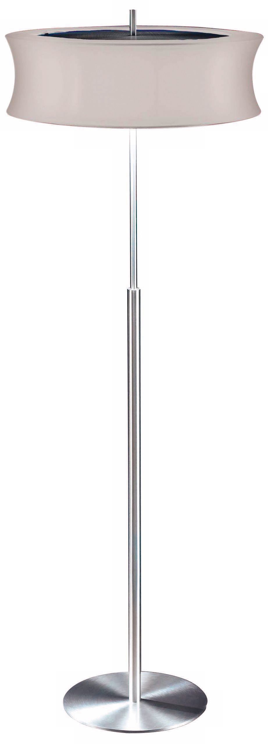 Sonneman Lightweights Series Silver Round Floor Lamp