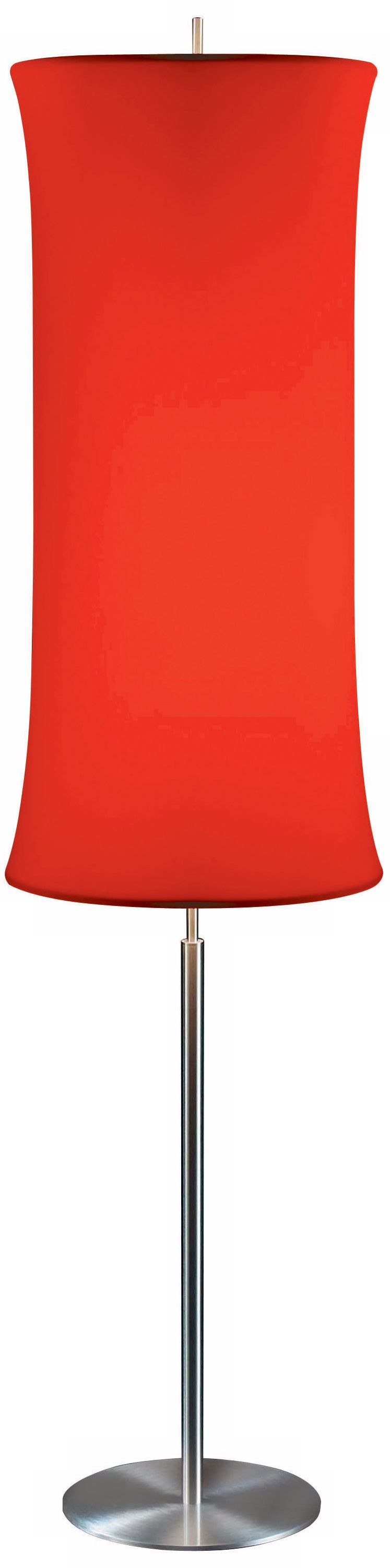Sonneman Lightweights Series Red Cylinder Floor Lamp