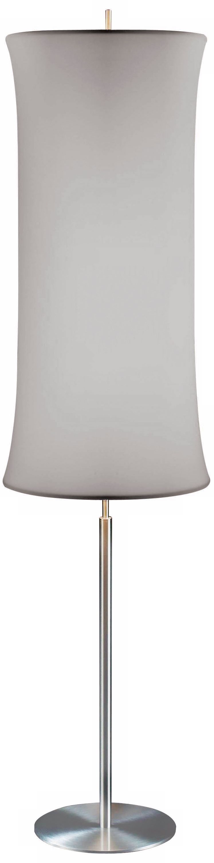 Sonneman Lightweights Series Silver Cylinder Floor Lamp