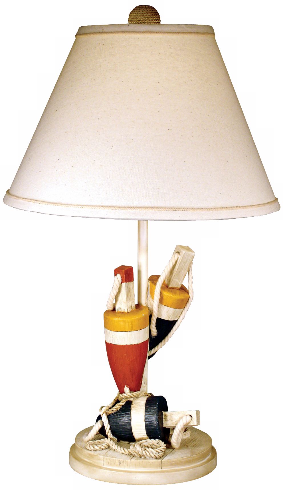 Triple Buoy Nautical Table Lamp