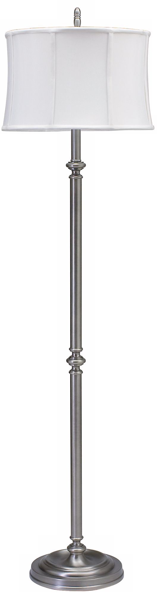 House of Troy Coach Floor Lamp Antique Silver Finish