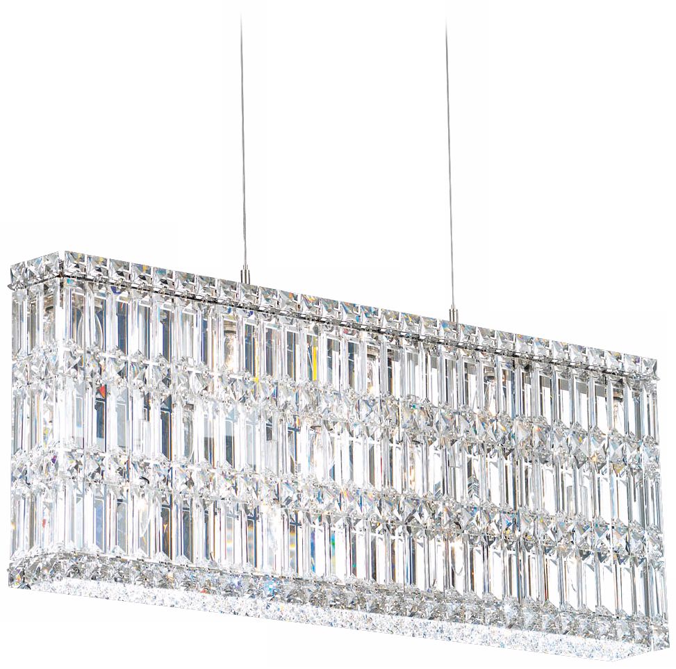 Schonbek Quantum Silver 29 1/2" W Spectra Crystal Chandelier